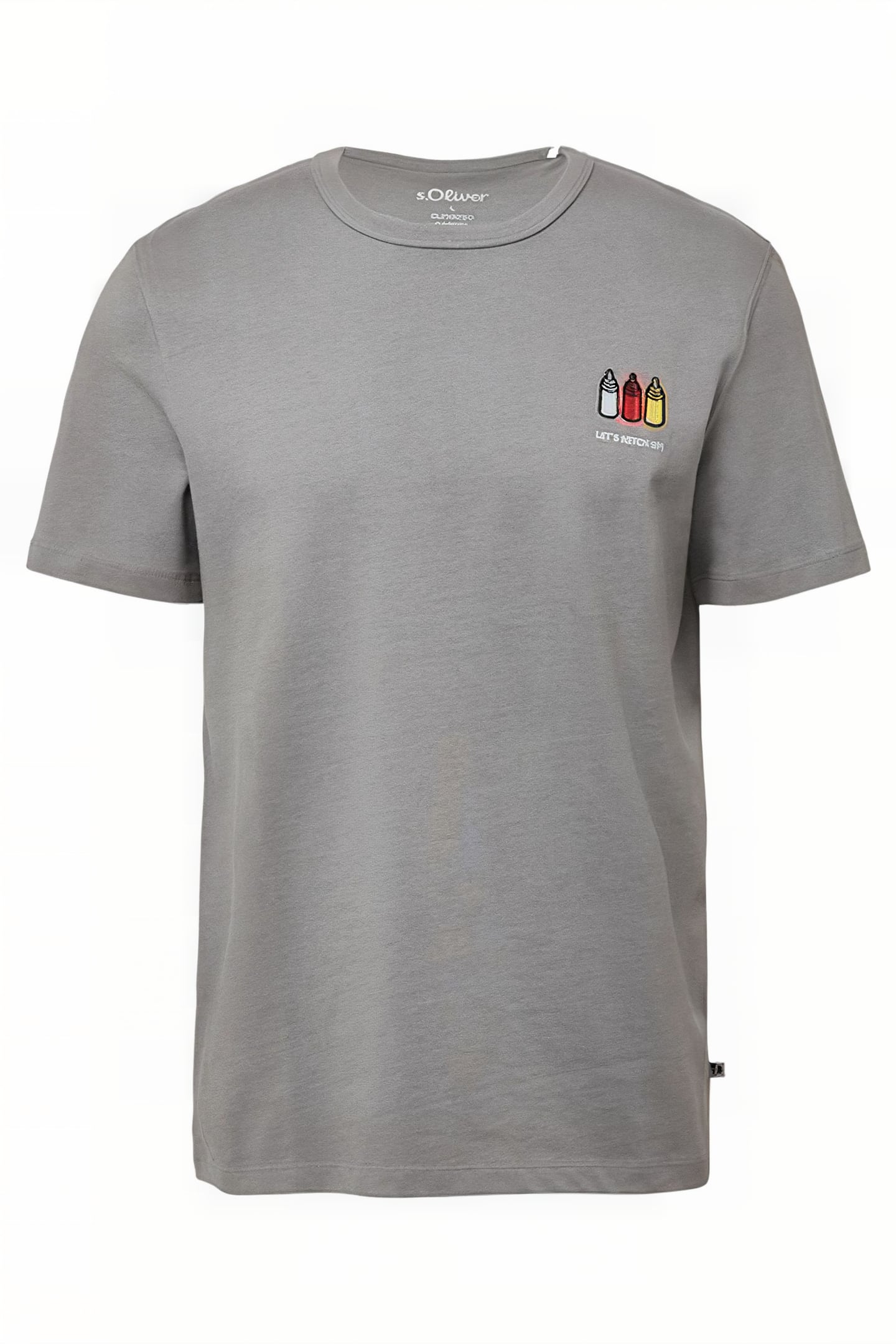 S.OLIVER T-SHIRTS LIGHT GREY 4