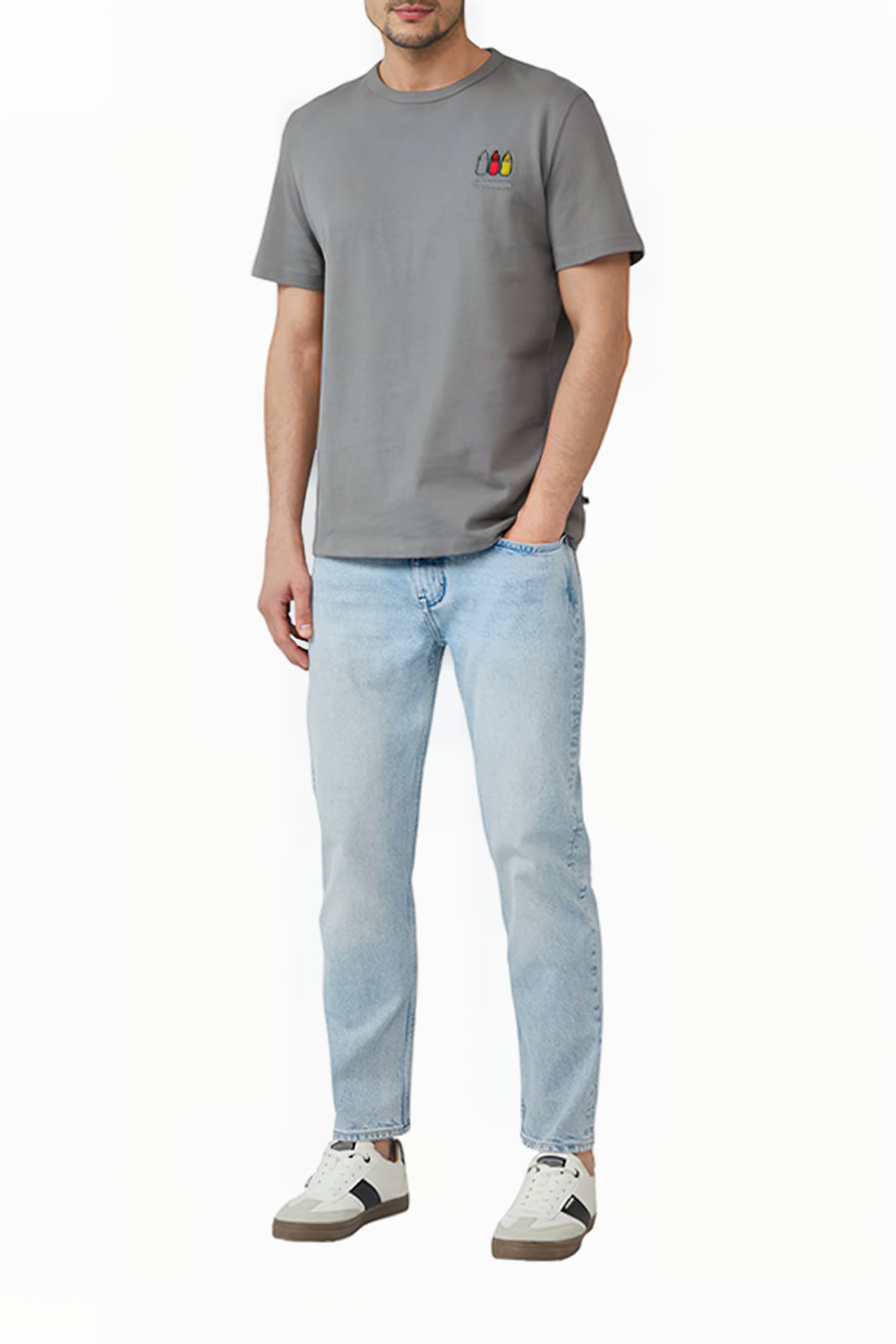 S.OLIVER T-SHIRTS LIGHT GREY 2