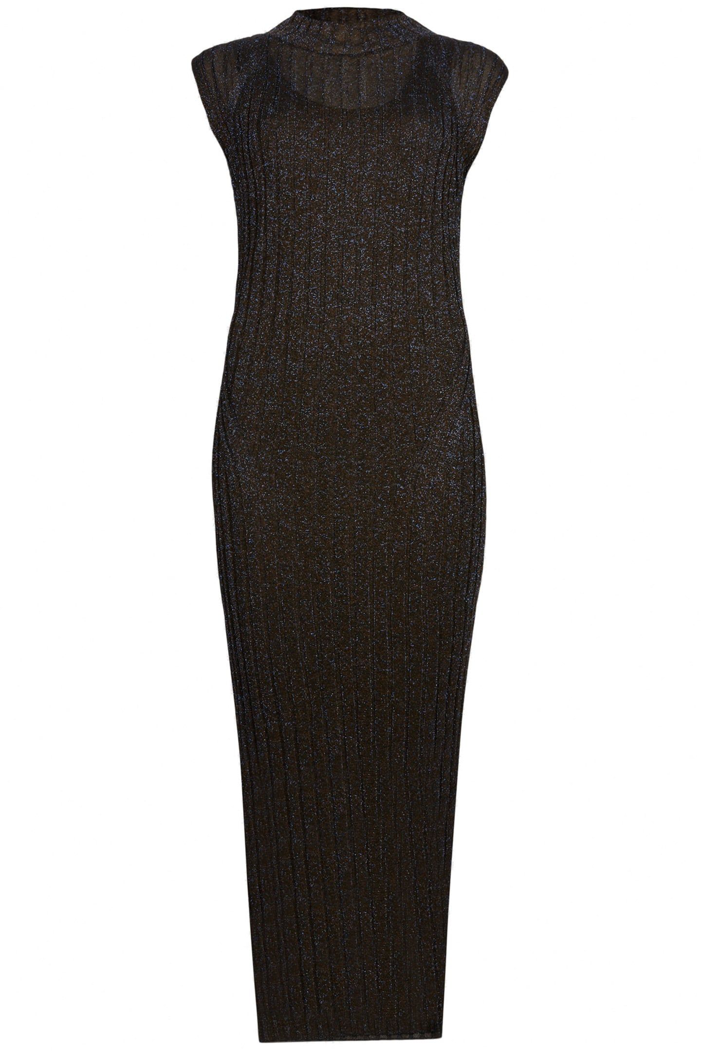 PATRICE DRESS BLACK/ROYAL BLUE 3