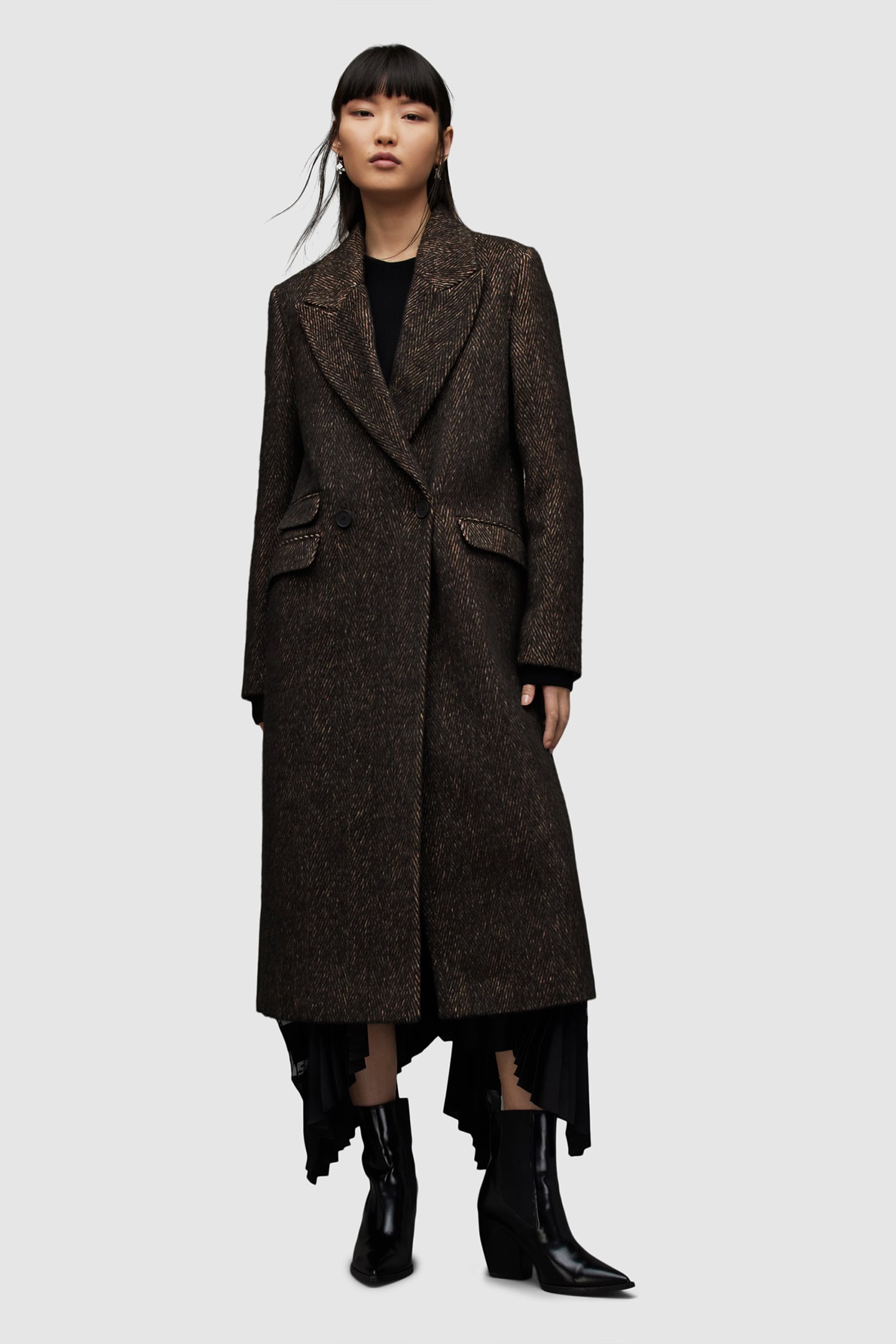ELYRIA COAT BLACK MULTI 1