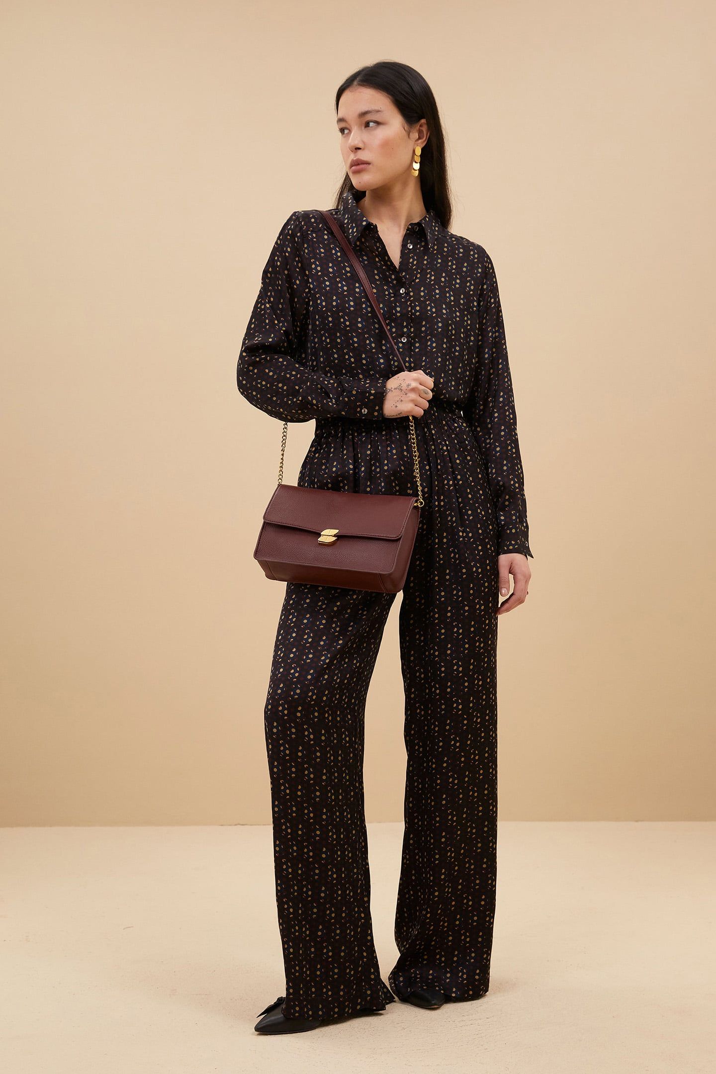 DINA PAISLEY BLOUSE PAISLEY DOTS 3