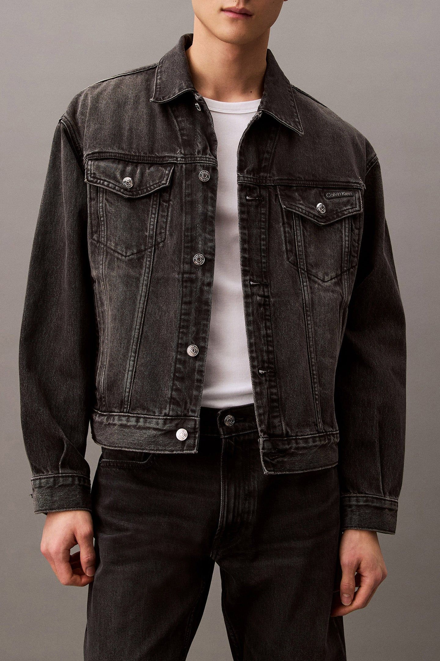 90S BLACK FOG DENIM JACKET 1