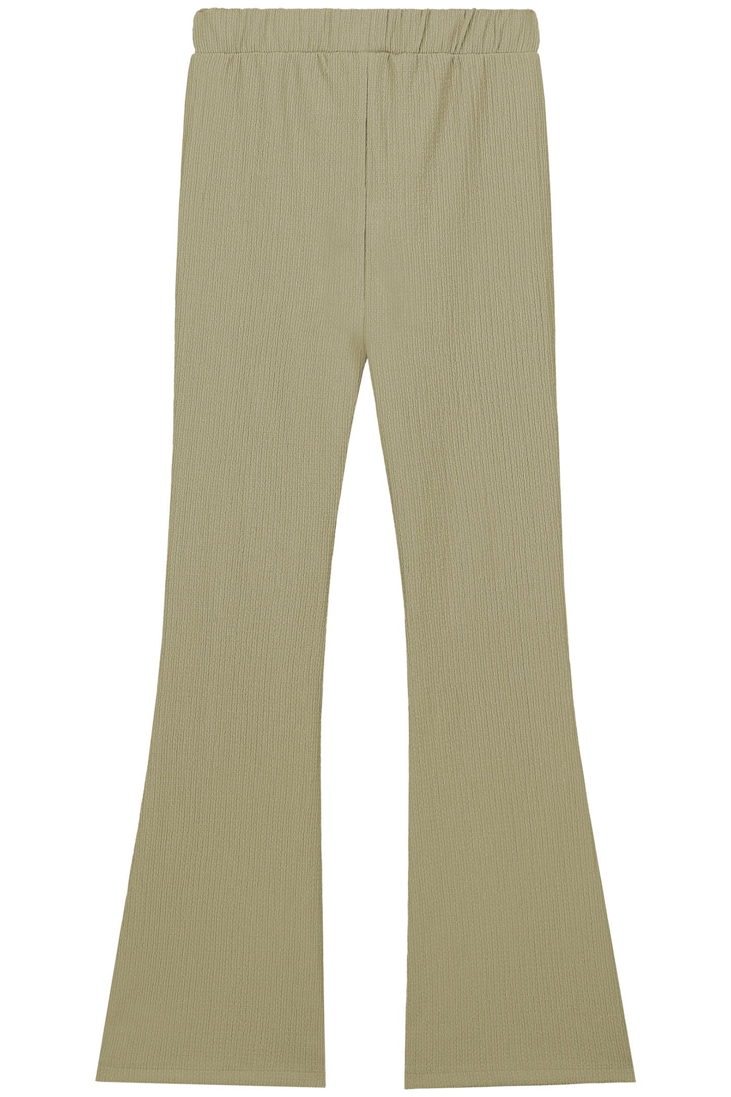 VONDA FLARED PANTS CROCODILE GREEN 3