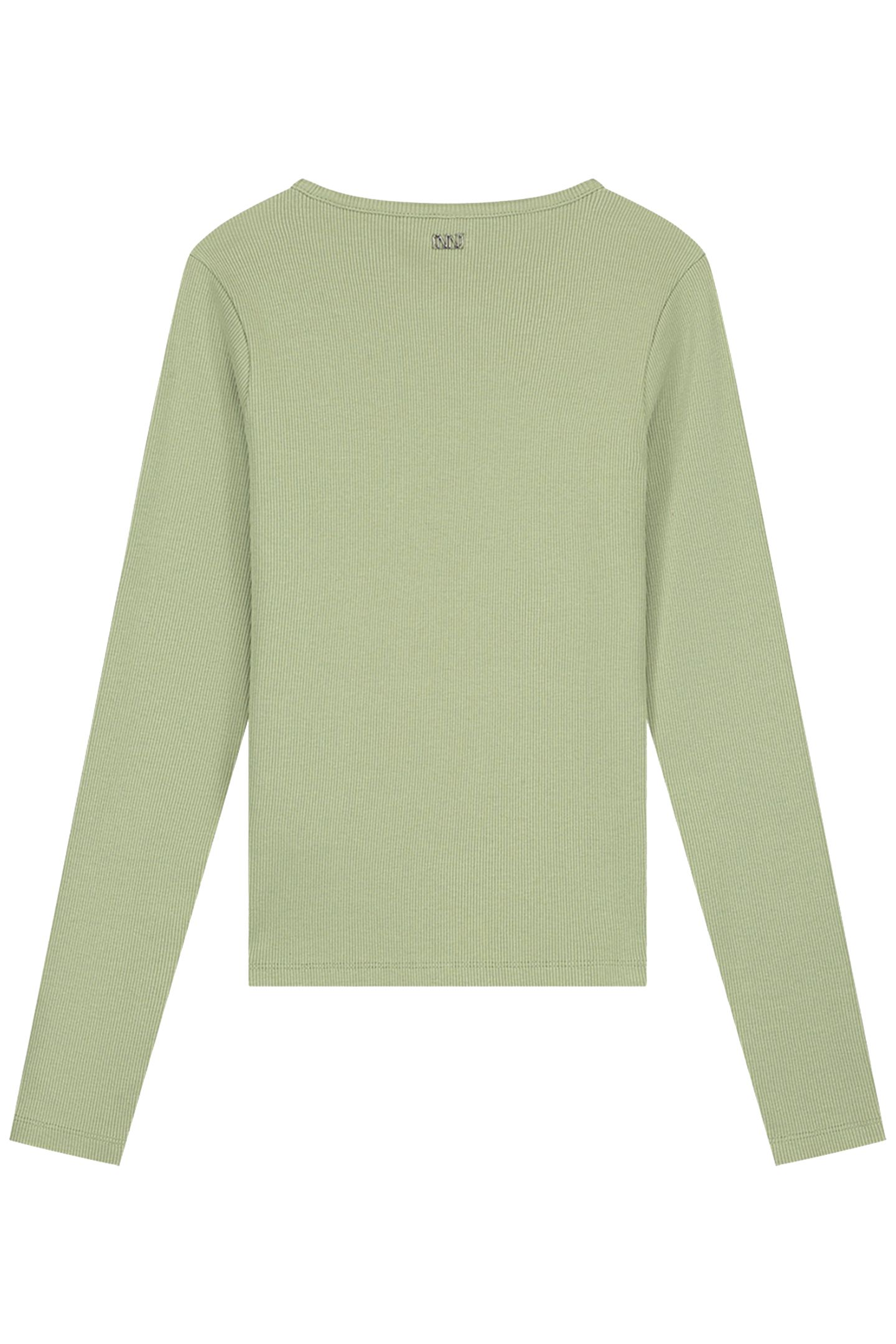 PRESLEY LS RIB TOP CROCODILE GREEN 3