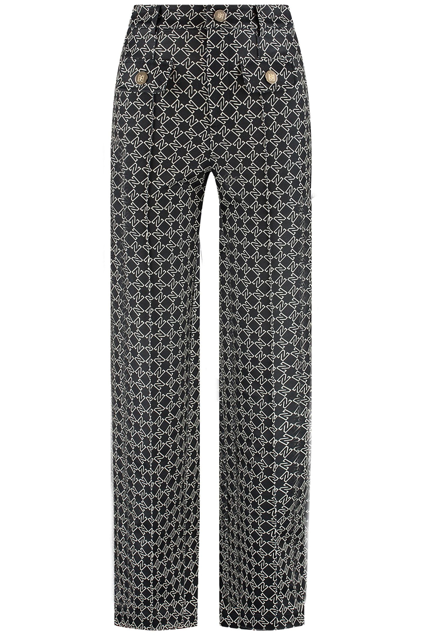 MONOGRAM LOGO PANTS BLACK 1