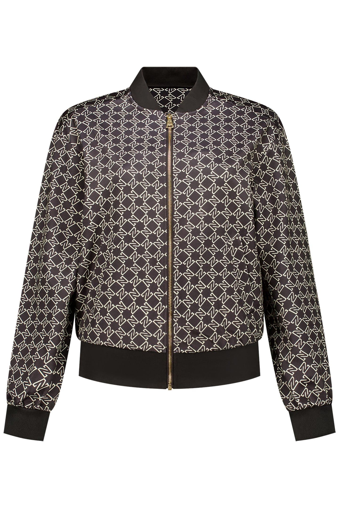 MONOGRAM LOGO JACKET BLACK 1