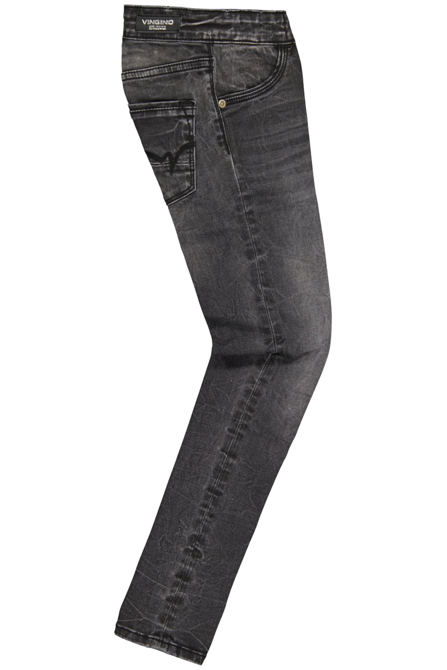 GIRL'S BRACHA TREGGING/JEGGING DARK GREY VINTAGE 3