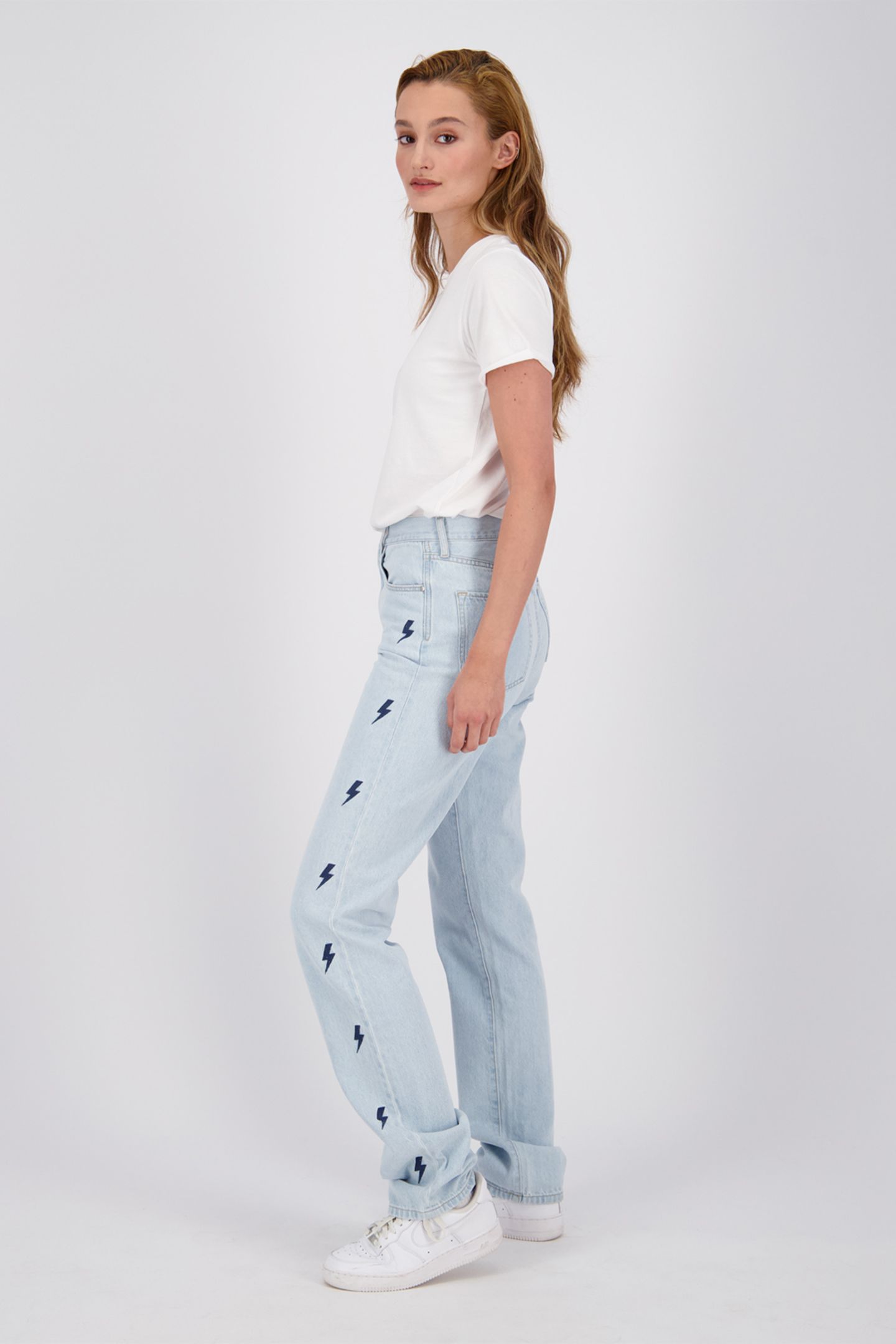 SUNSET LIGHTNING JEANS LIGHT BLUE STONE 9