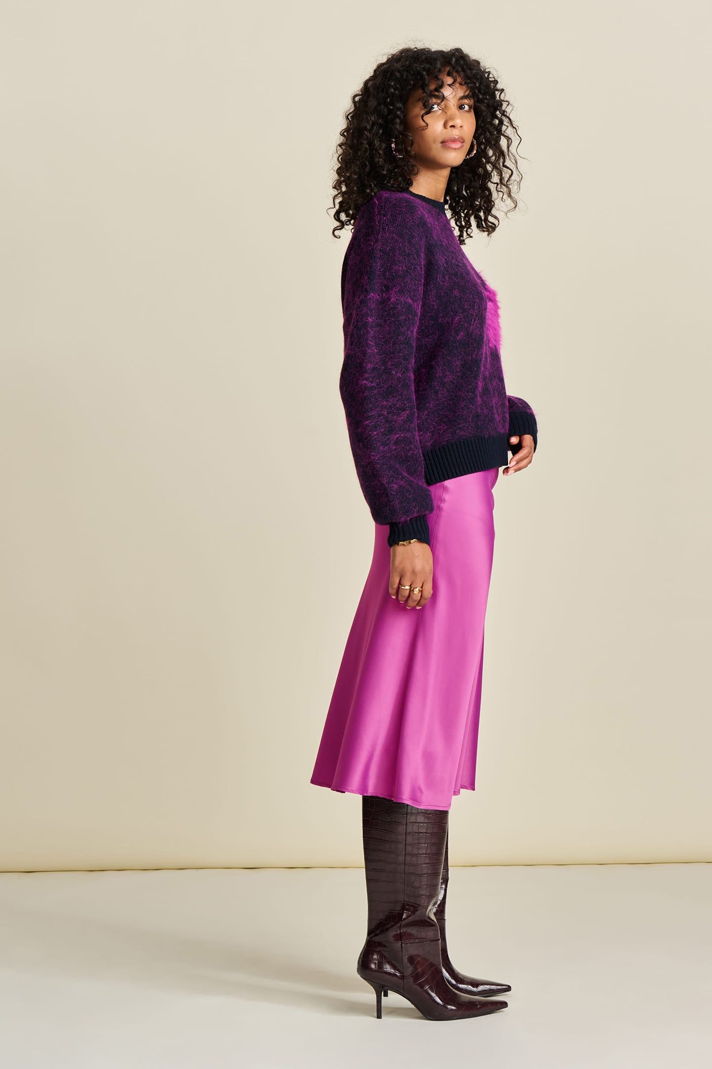 SKIRT - SATIN CACTUS PINK 6