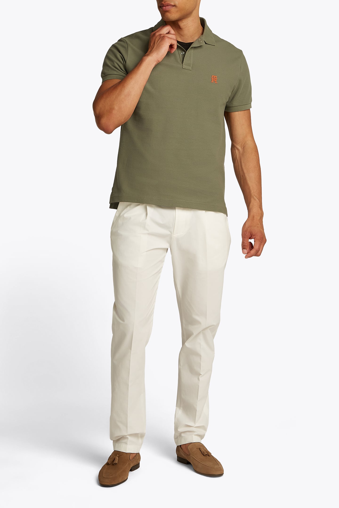 IMD REG NORMAL FIT POLO SHIRT BATTLE GREEN 2