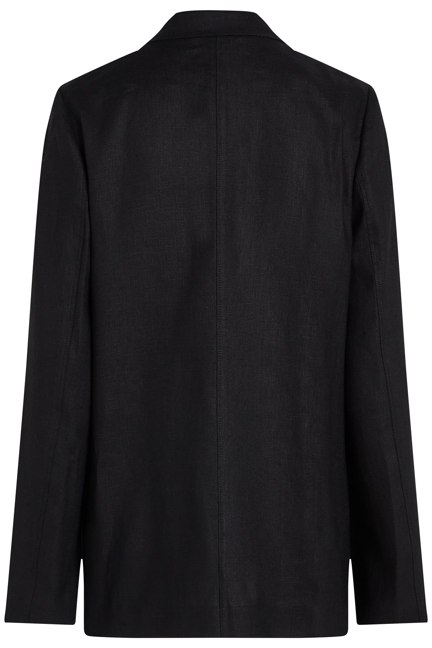 ESS LINEN REGULAR FIT BLAZER BLACK 5