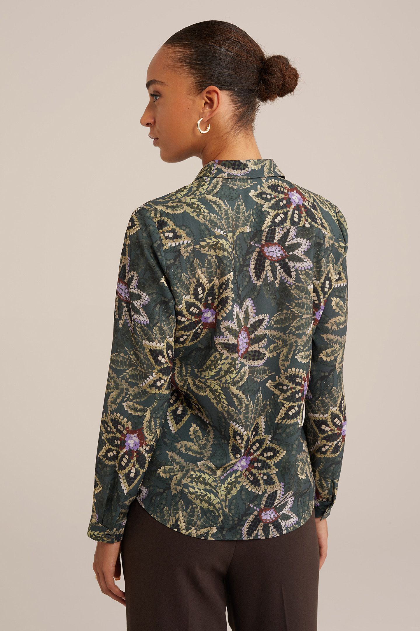 BLOUSE MOSS GREEN 2