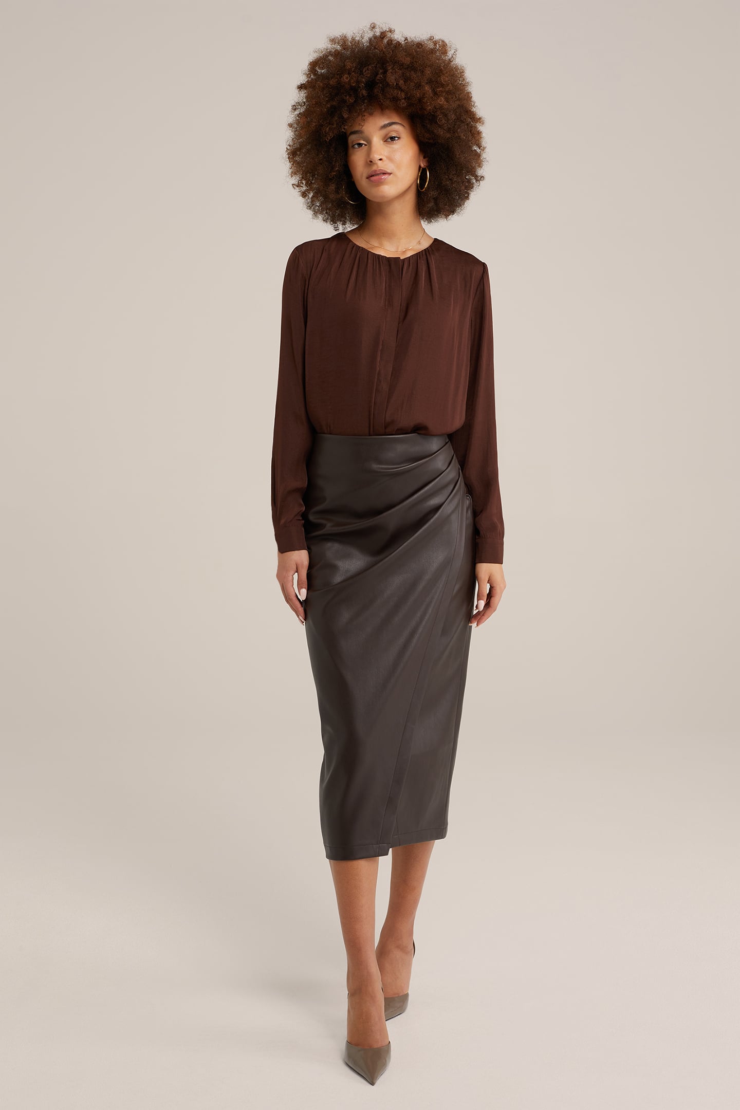 BLOUSE BROWN 3