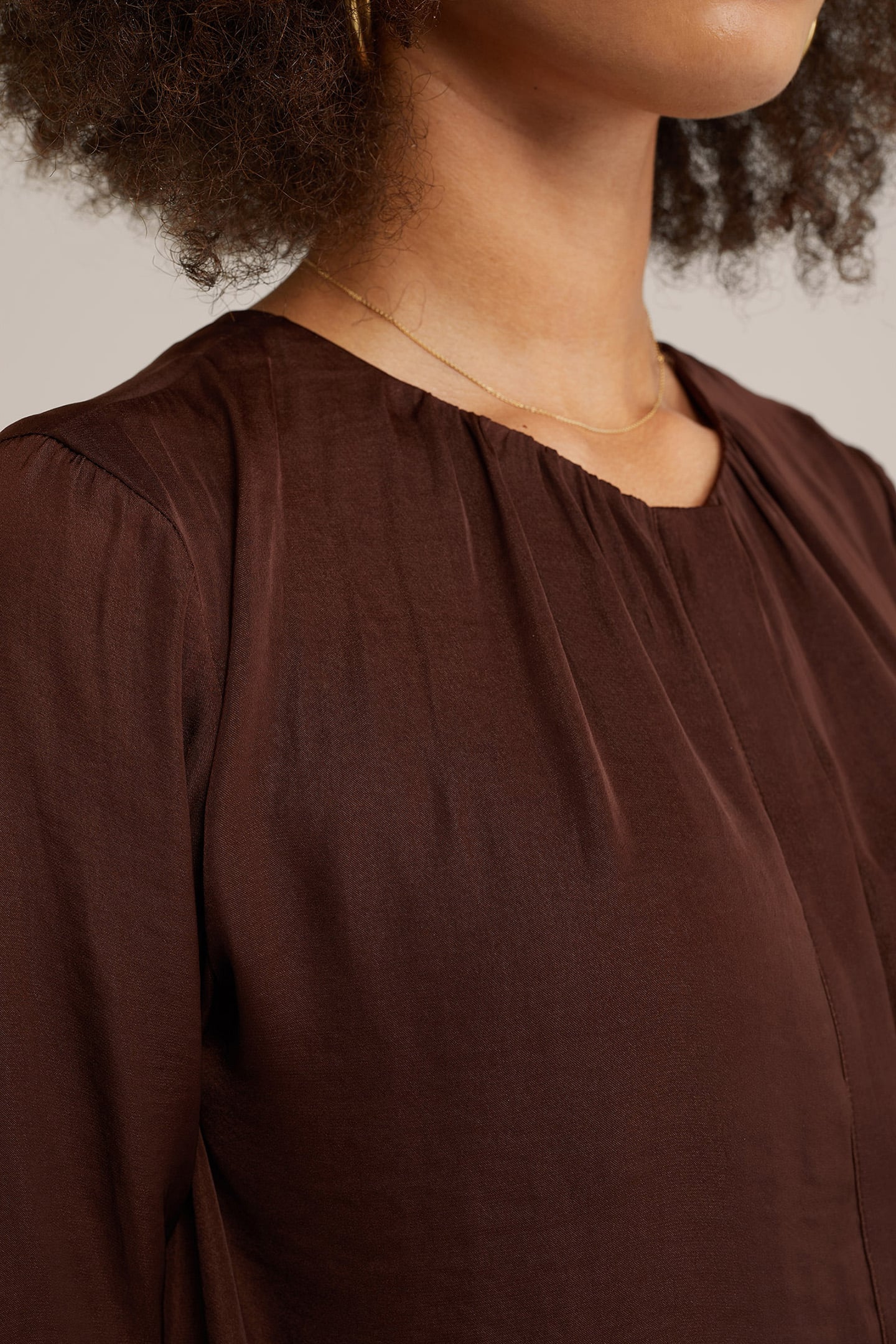 BLOUSE BROWN 5