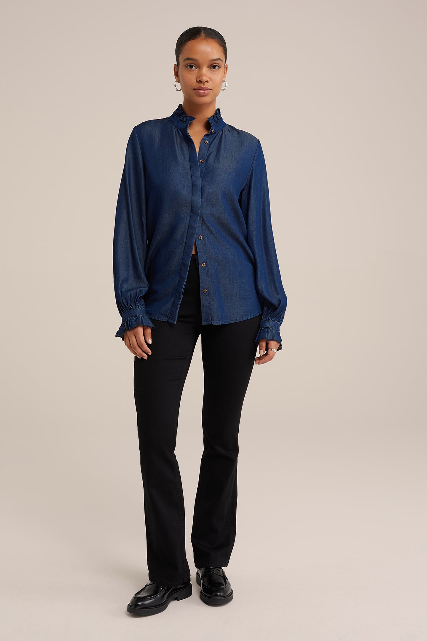 BLOUSE DARK BLUE 3