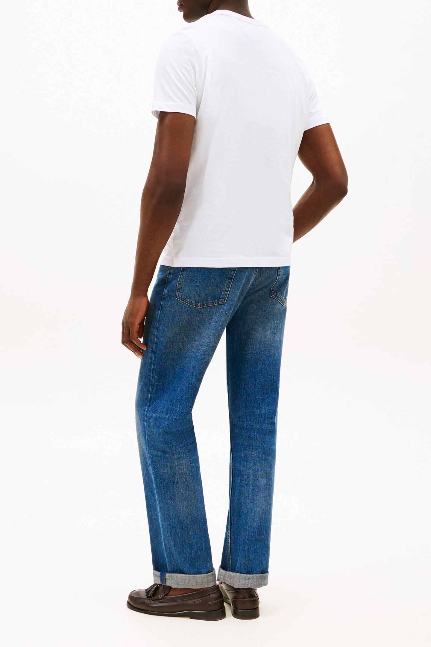 HILFIGER STACK REGULAR FIT T-SHIRT IN WHITE 3