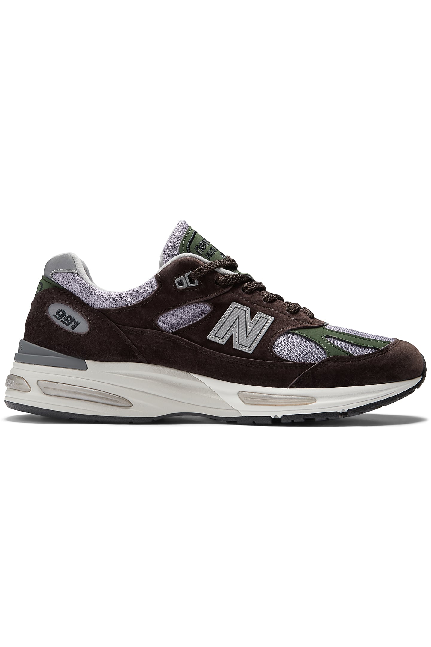 U991BP2 MADE IN UK  SNEAKERS IN LICORICE 1