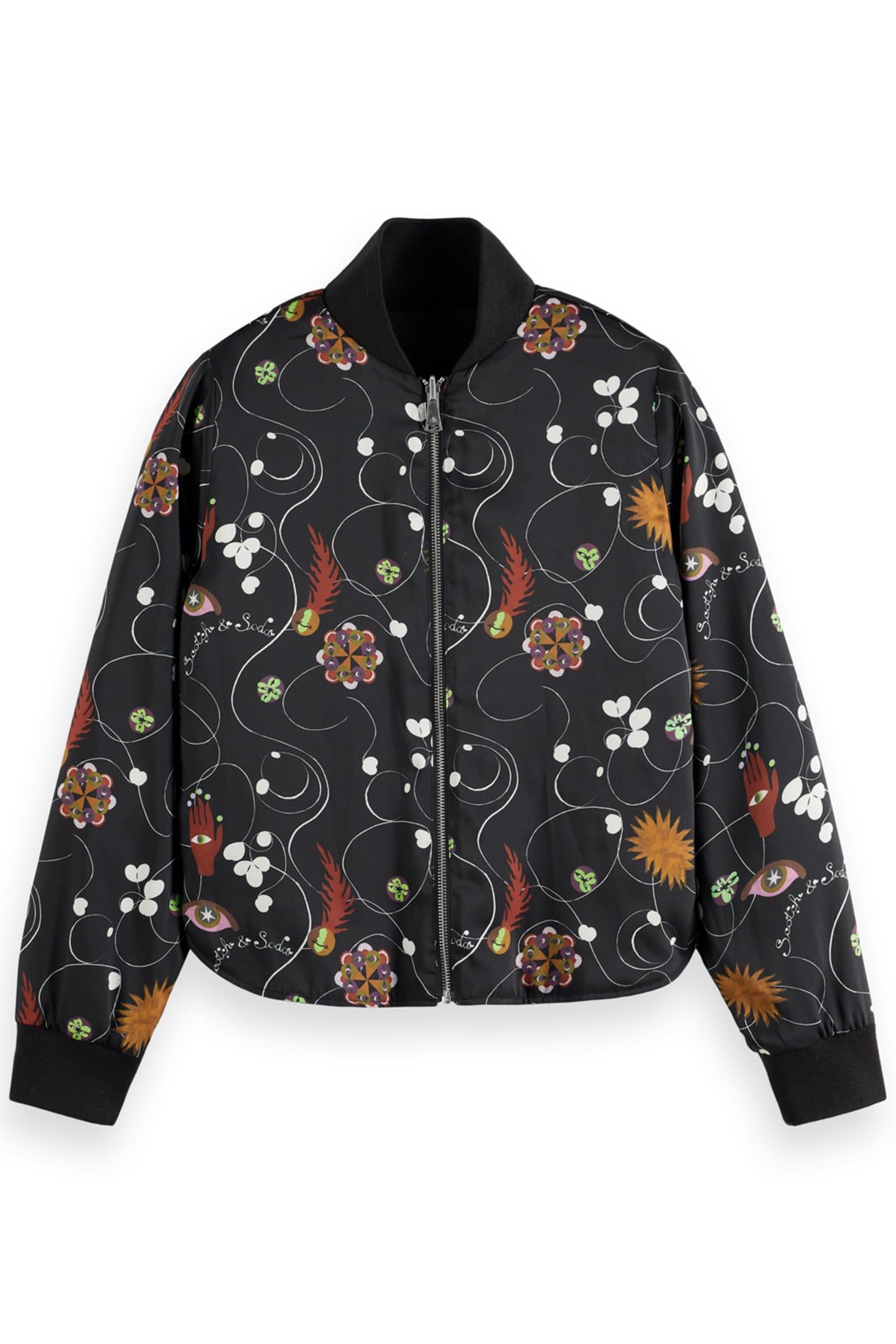 ELEVATED REVERSIBLE BOMBER EVENING BLACK 7