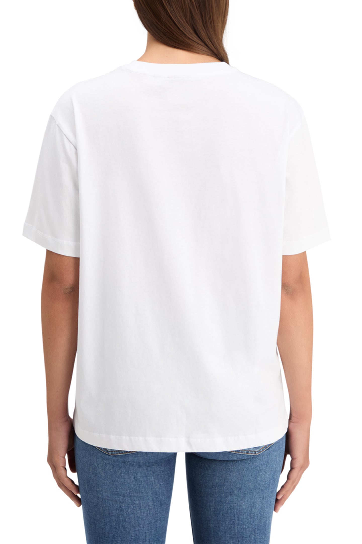 CHEST ARTWORK LOOSE FIT T-SHIRT WHITE 2