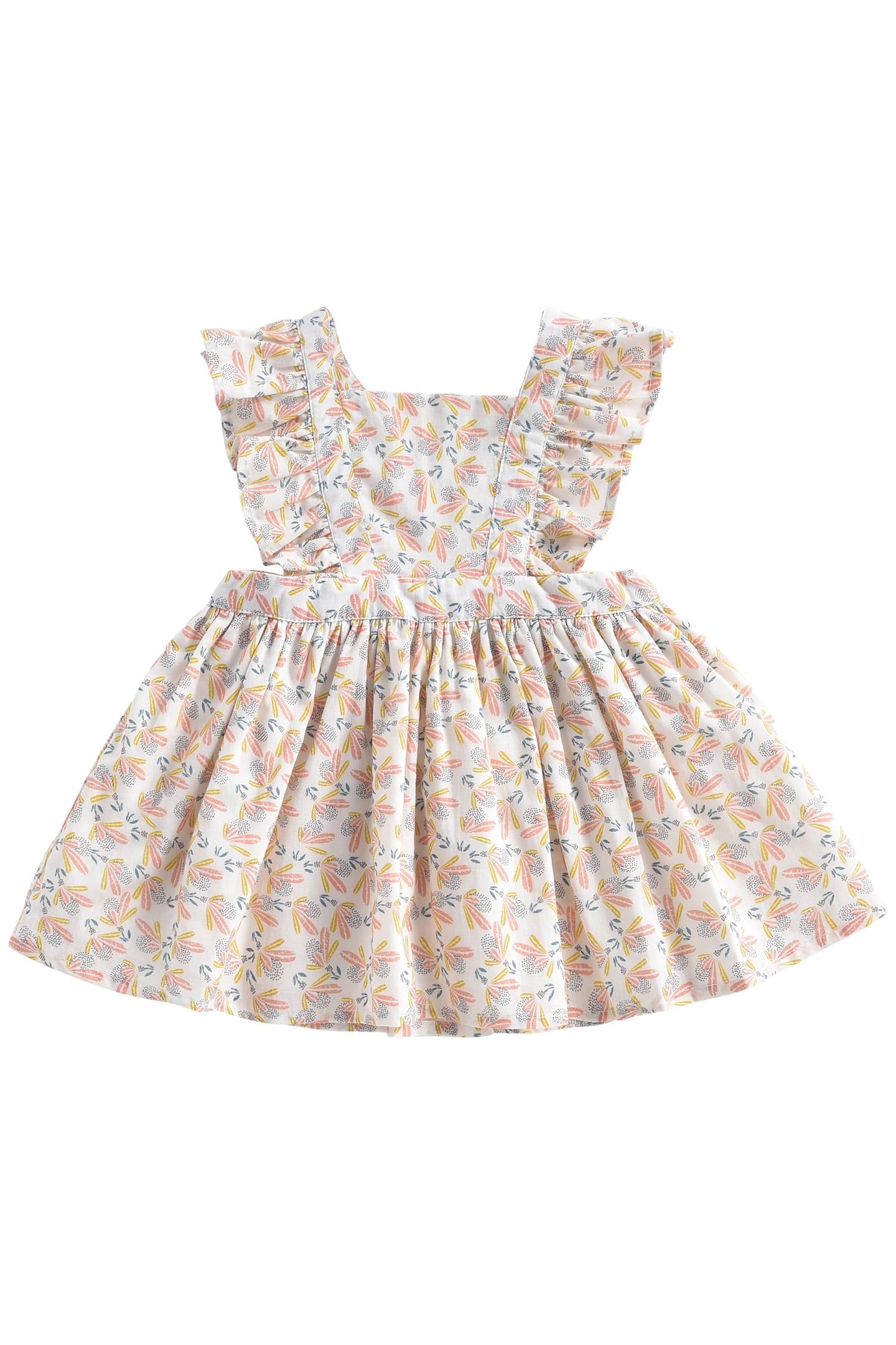 DRESS AMBIKA CREAM PETALS 1