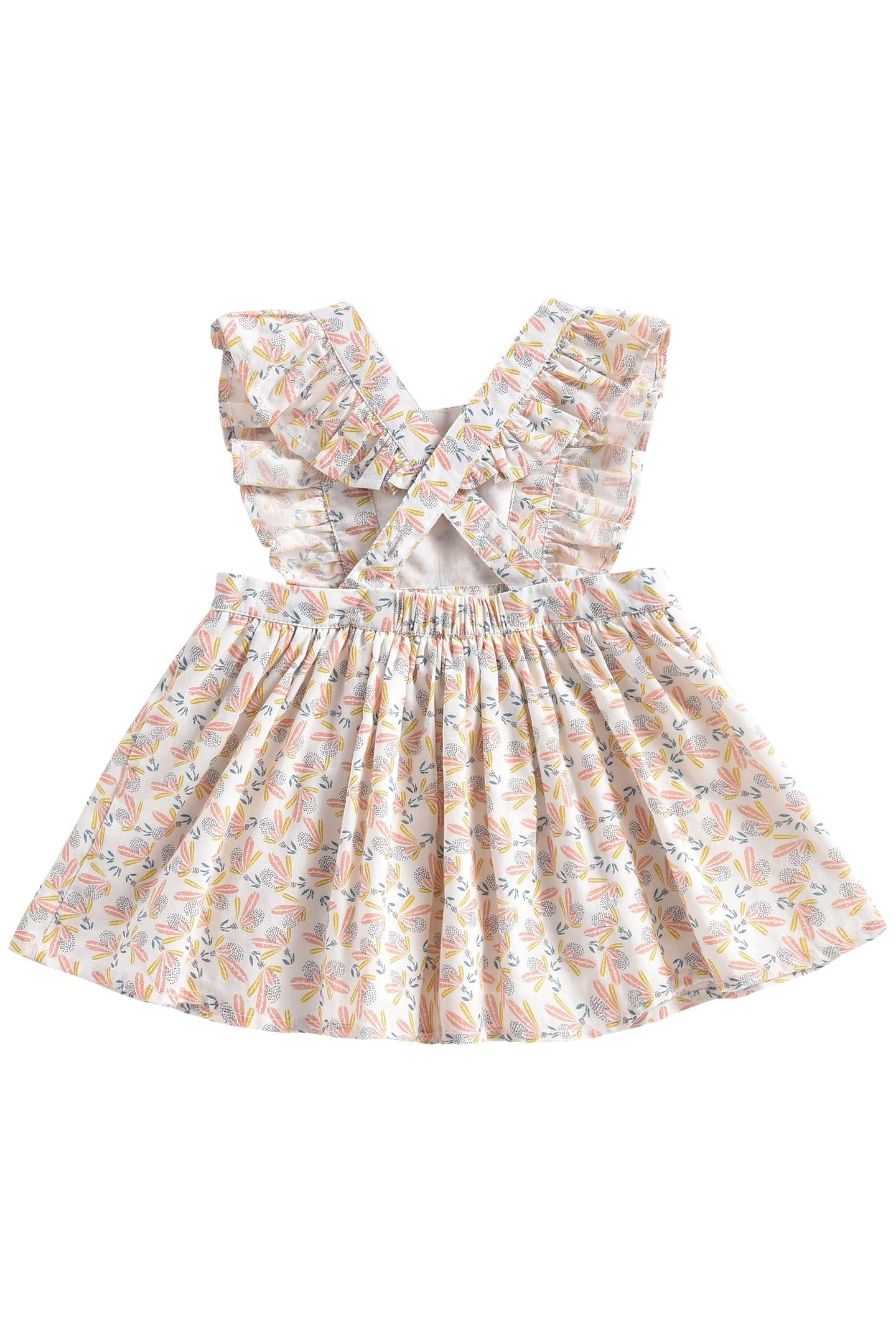 DRESS AMBIKA CREAM PETALS 2