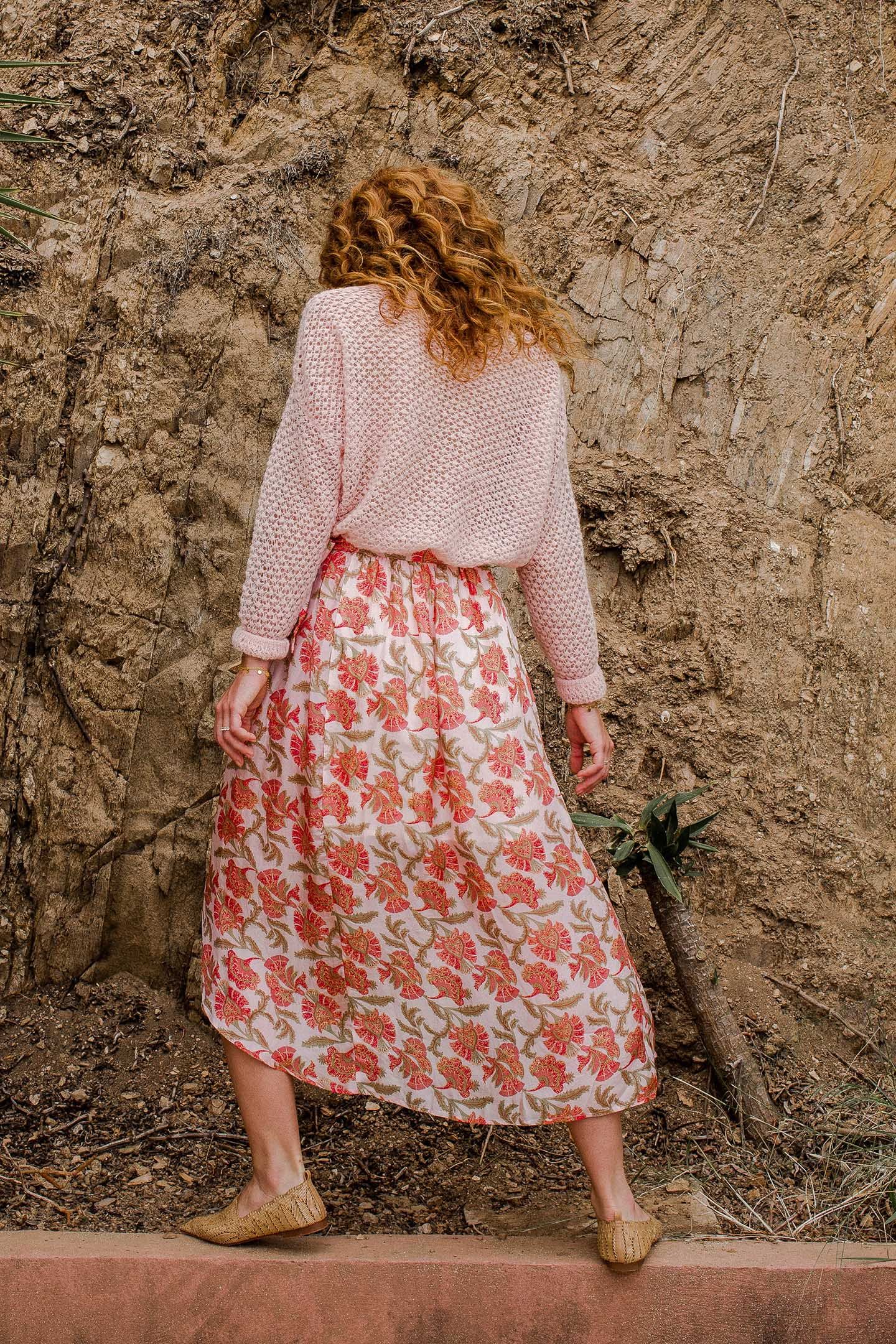 SKIRT LUCIA BOHEMIAN FLOWERS 2