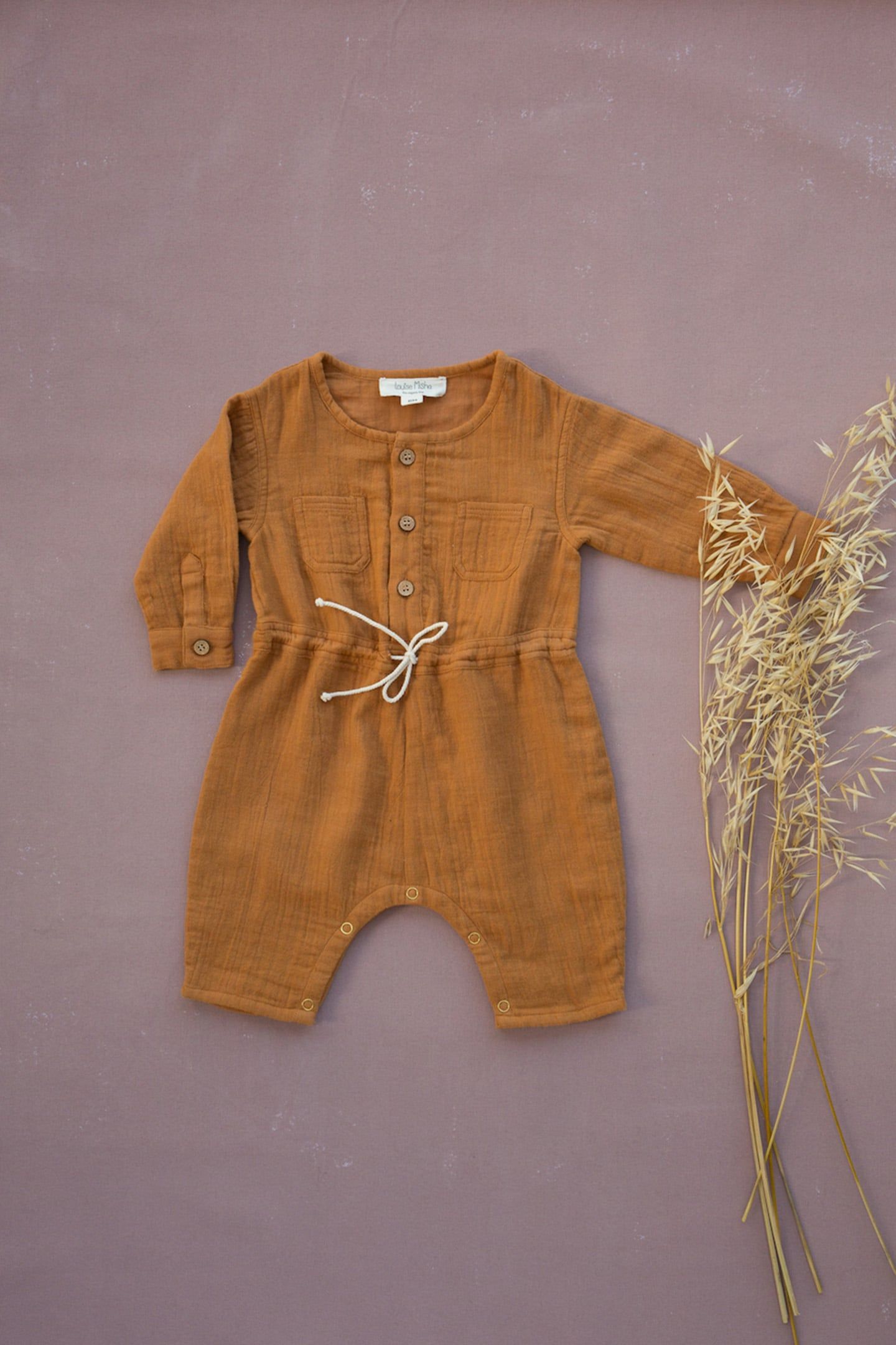 JUMPSUIT AGASH DARK SAFRAN 6