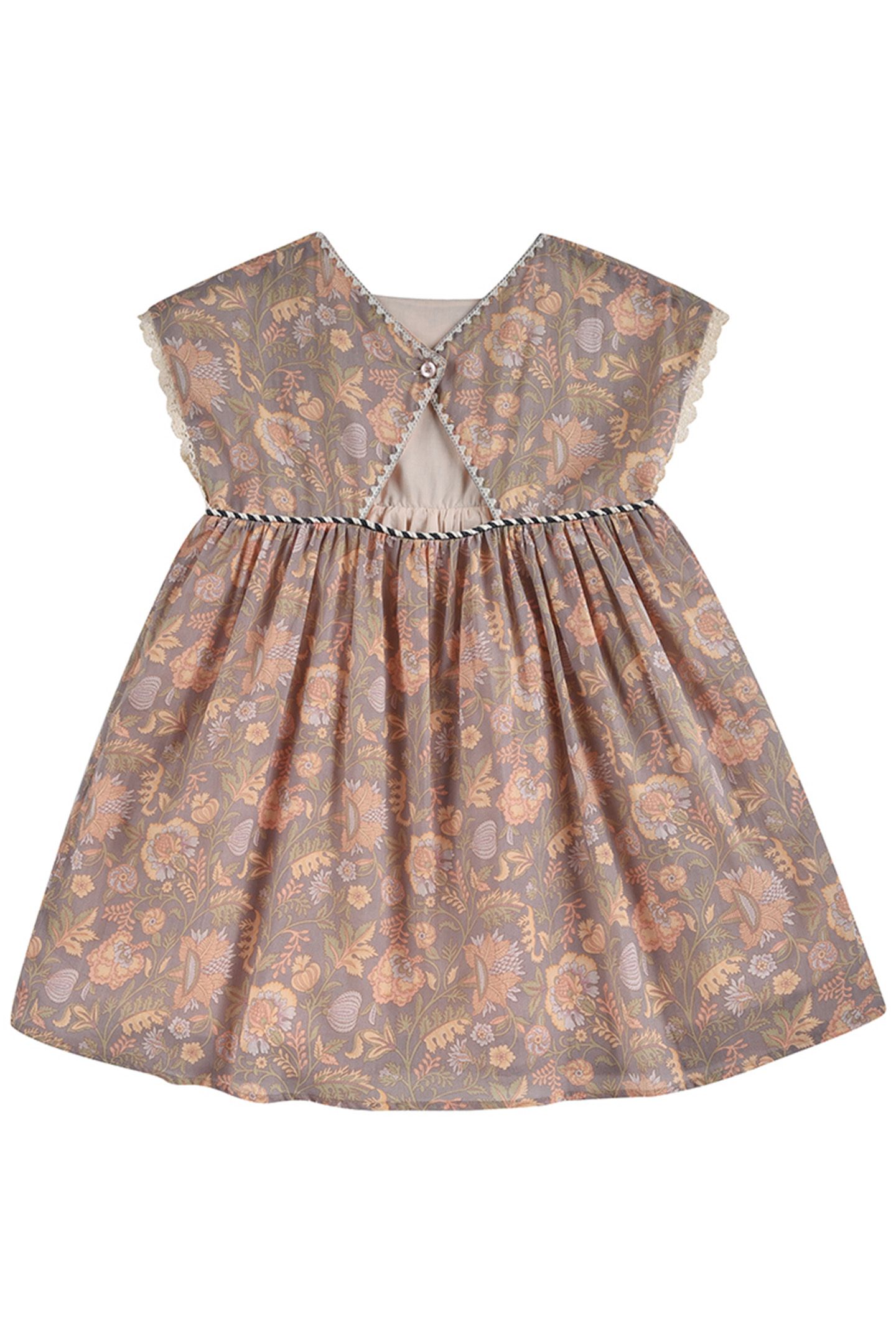 DRESS TAPALPA CALIFORNIA FLOWERS 2