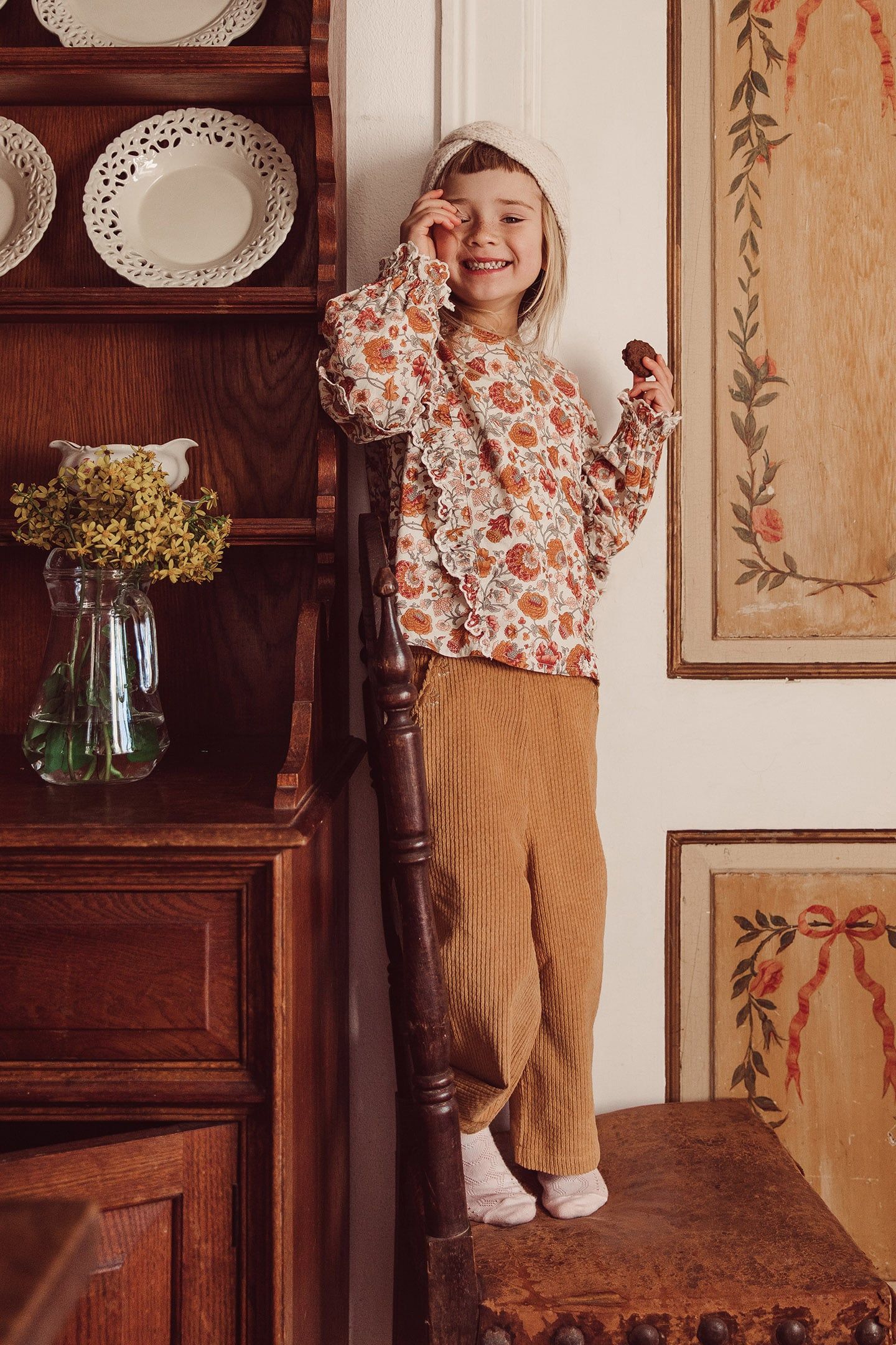 PANTS FLOR CAMEL 1