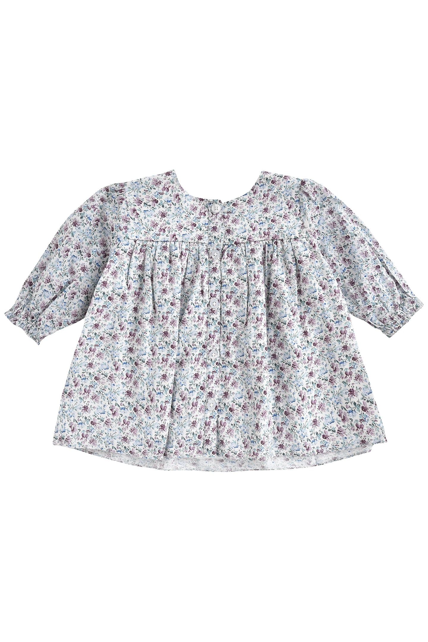 DRESS WARISE CREAM RETRO PANSY 3