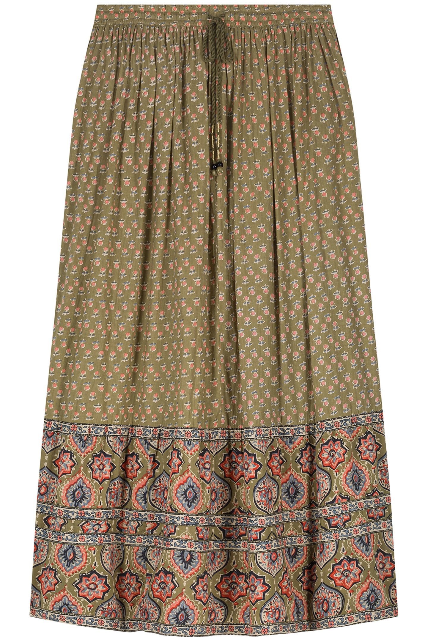 SKIRT IRINA KHAKI GRANADA MEADOW 1