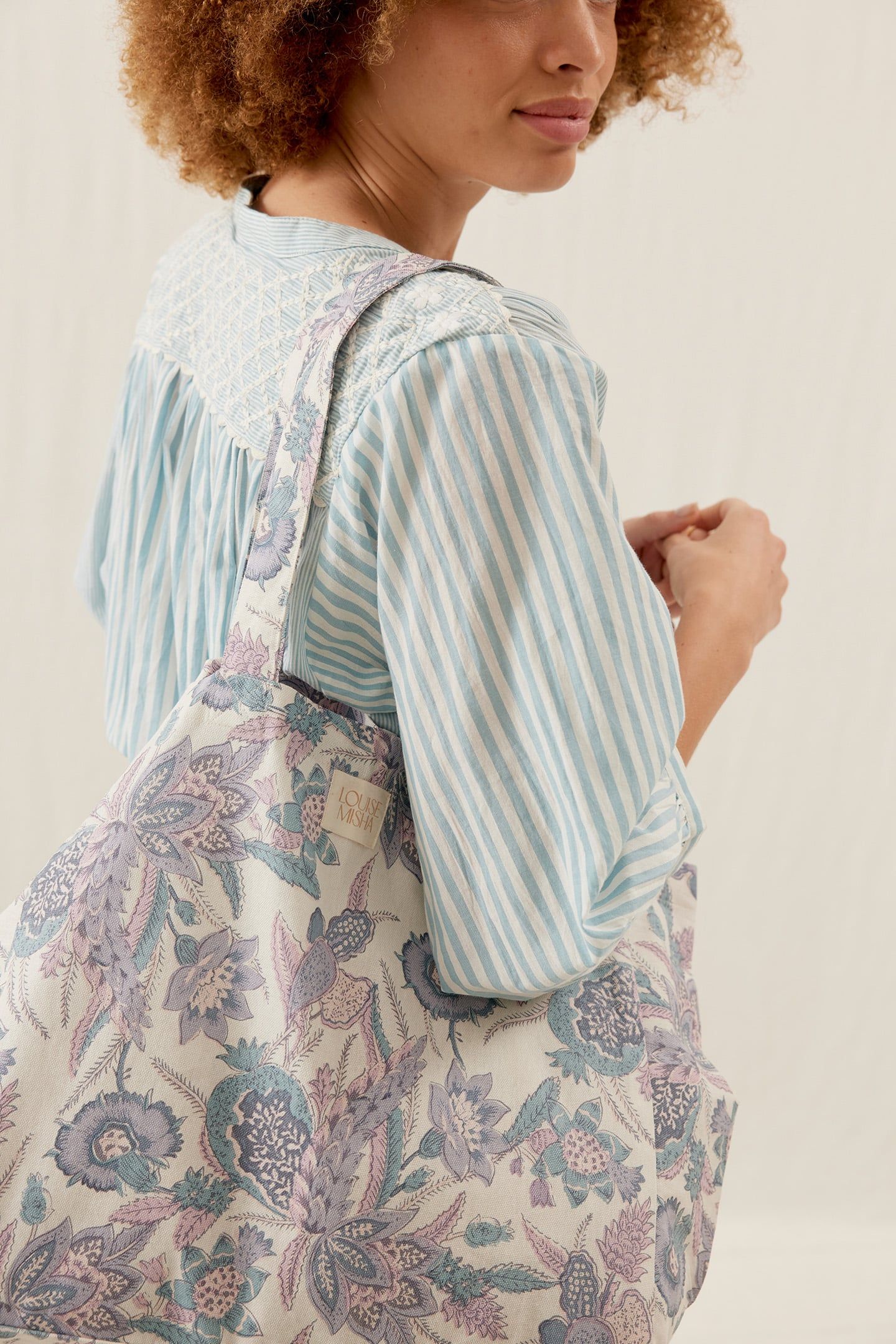 BLOUSE JEANNALI BLUE STRIPES 6