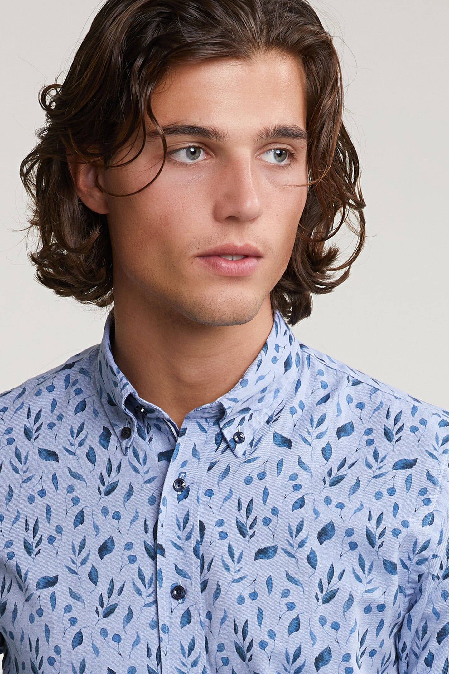 CUSTOM FIT FANTASY SHIRT BLUE 4