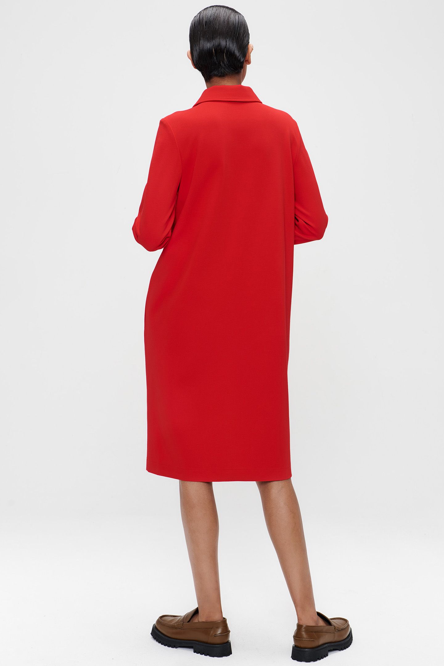 DWIGHT ZIPPER DRESS RADICAL RED 2