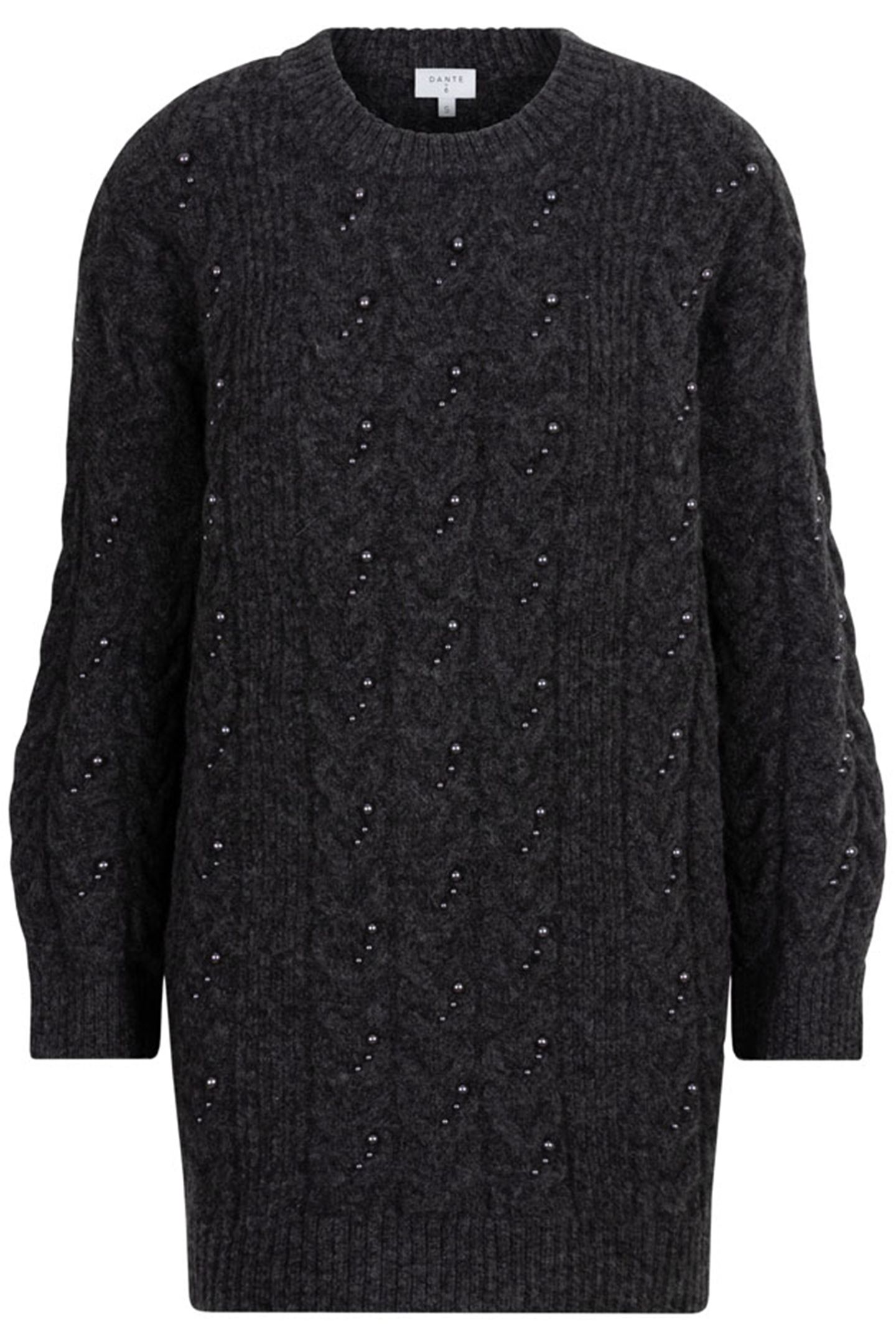 CROFT PEARL SWEATER GRAPHITE 3