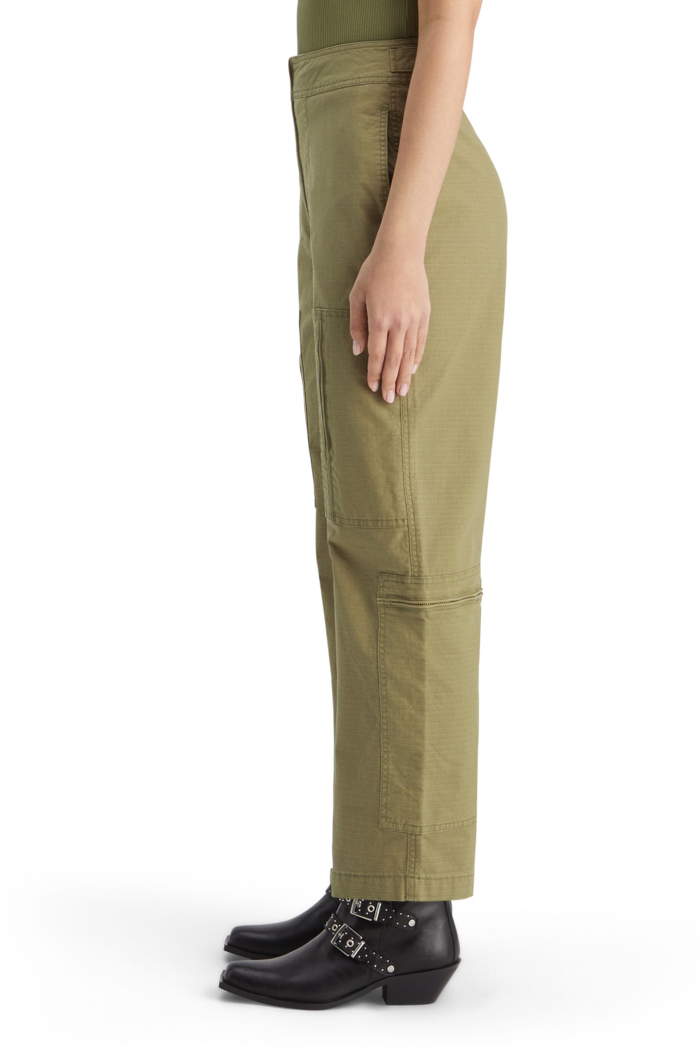 RIPSTOP UTILITY PANT WASHED MILITARY 6