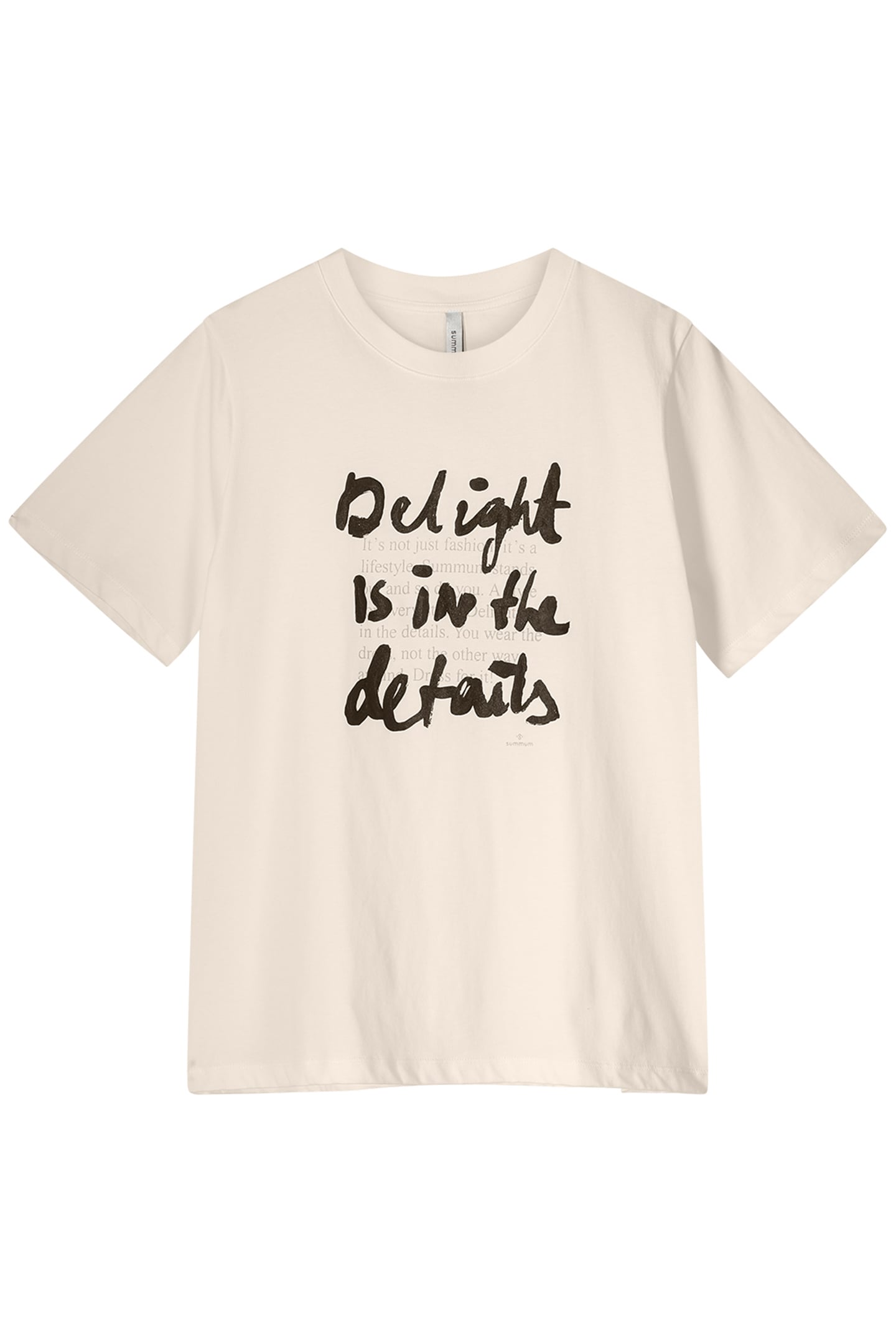 ROUND NECK T-SHIRT IVORY 3