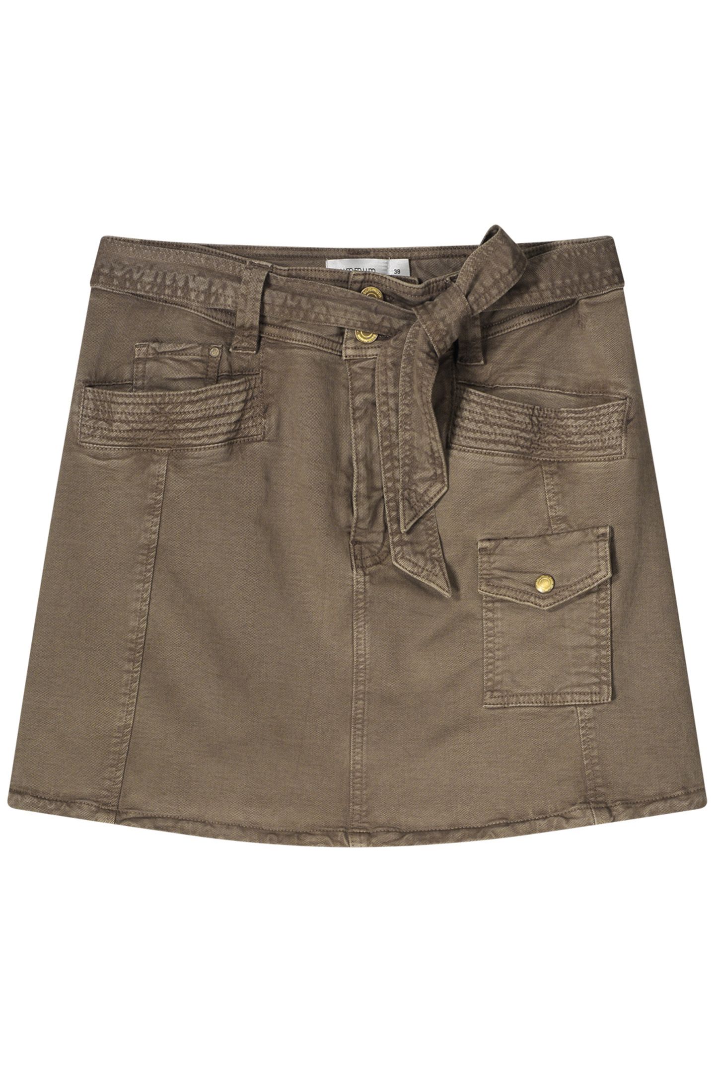 CARGO SKIRT ARMY STRETCH TWILL OLIVE 3