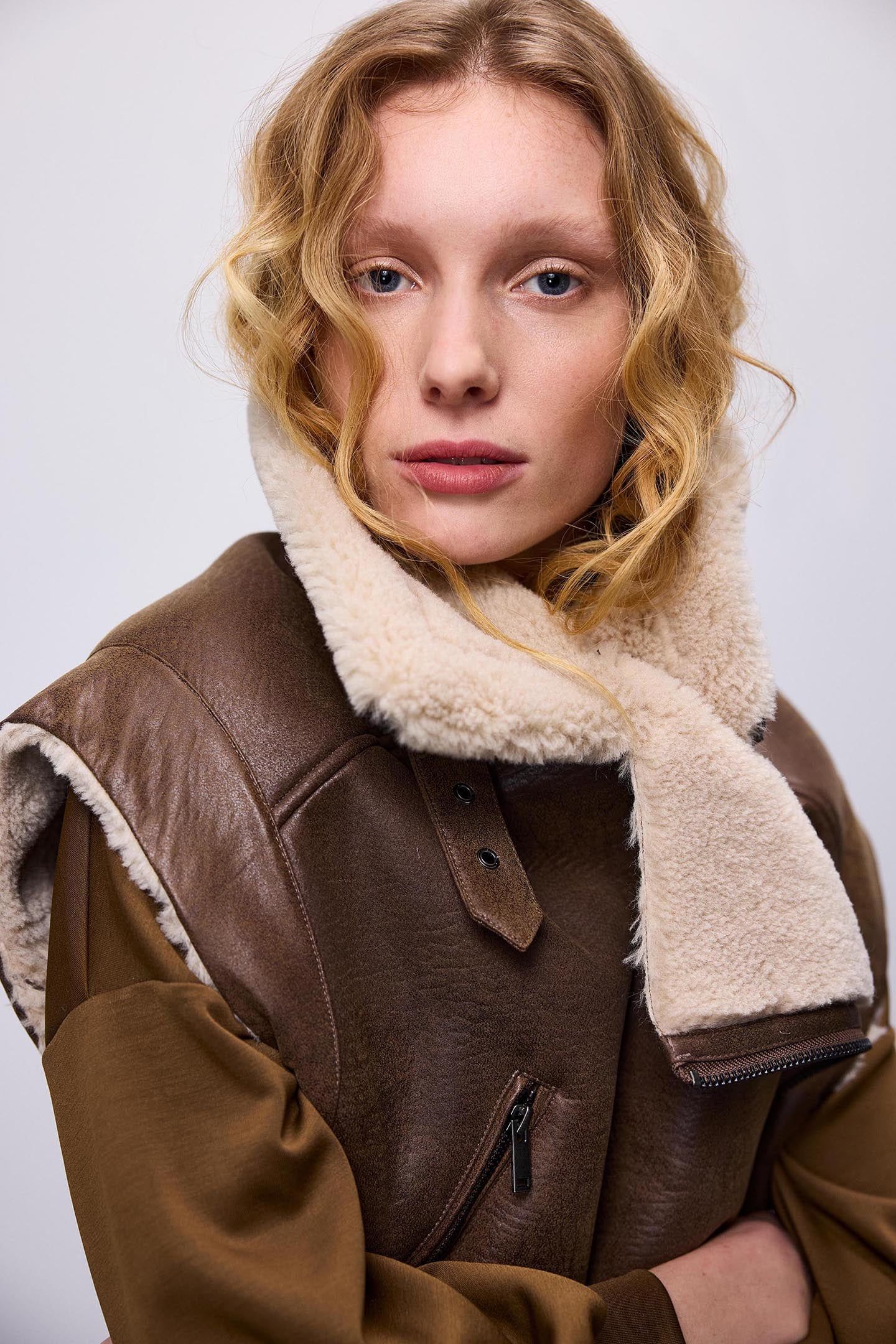 GILET LAMMY OLIVE 4