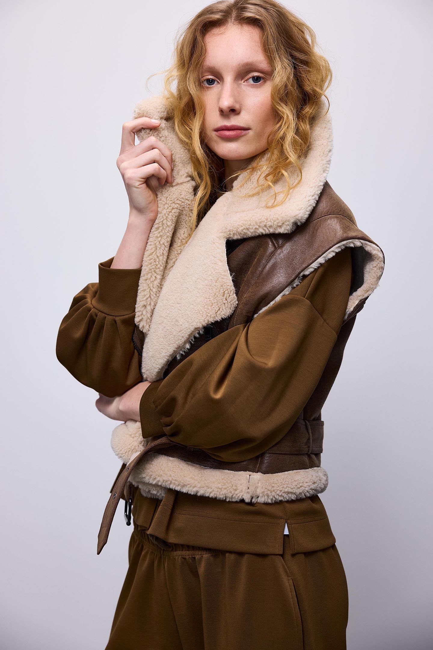 GILET LAMMY OLIVE 3