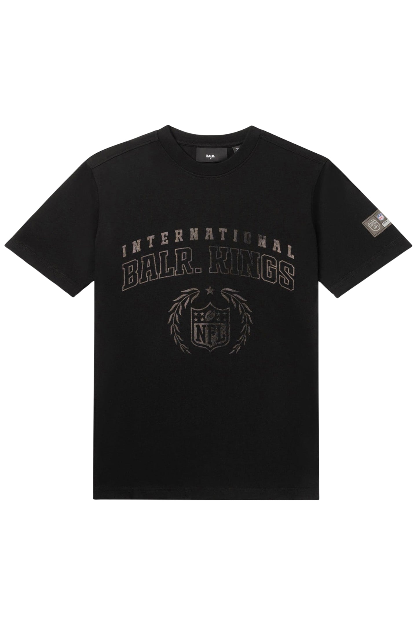 NFL X BALR. T-SHIRT JET BLACK 4