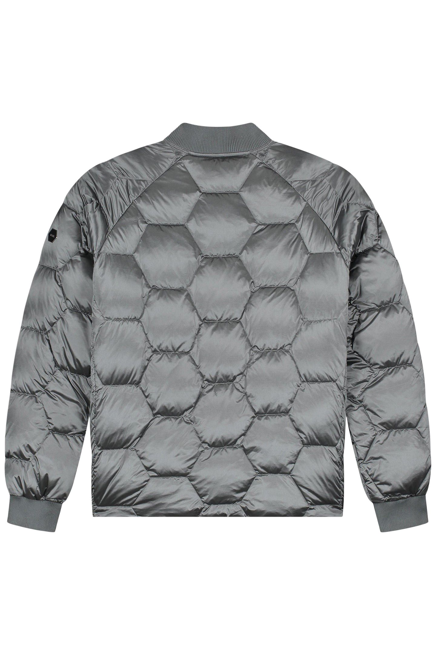 CHRIS QUILTED JACKET DARK CHROME 4