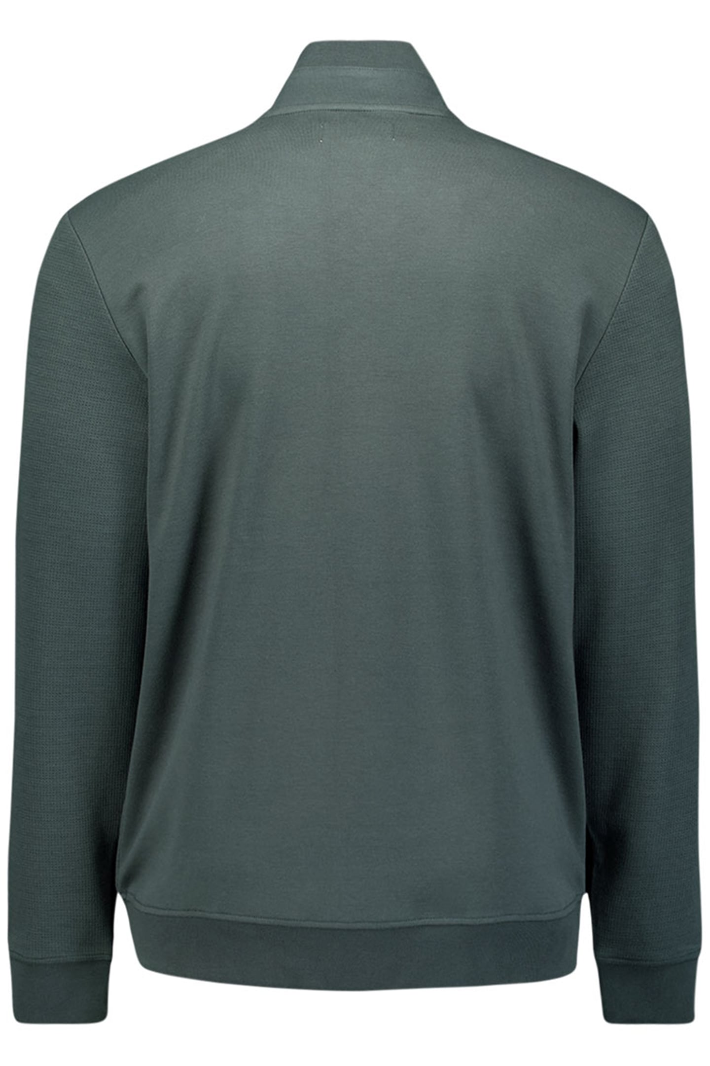 SWEATER FULL ZIPPER TWILL JACQUARD DARK STEEL 2