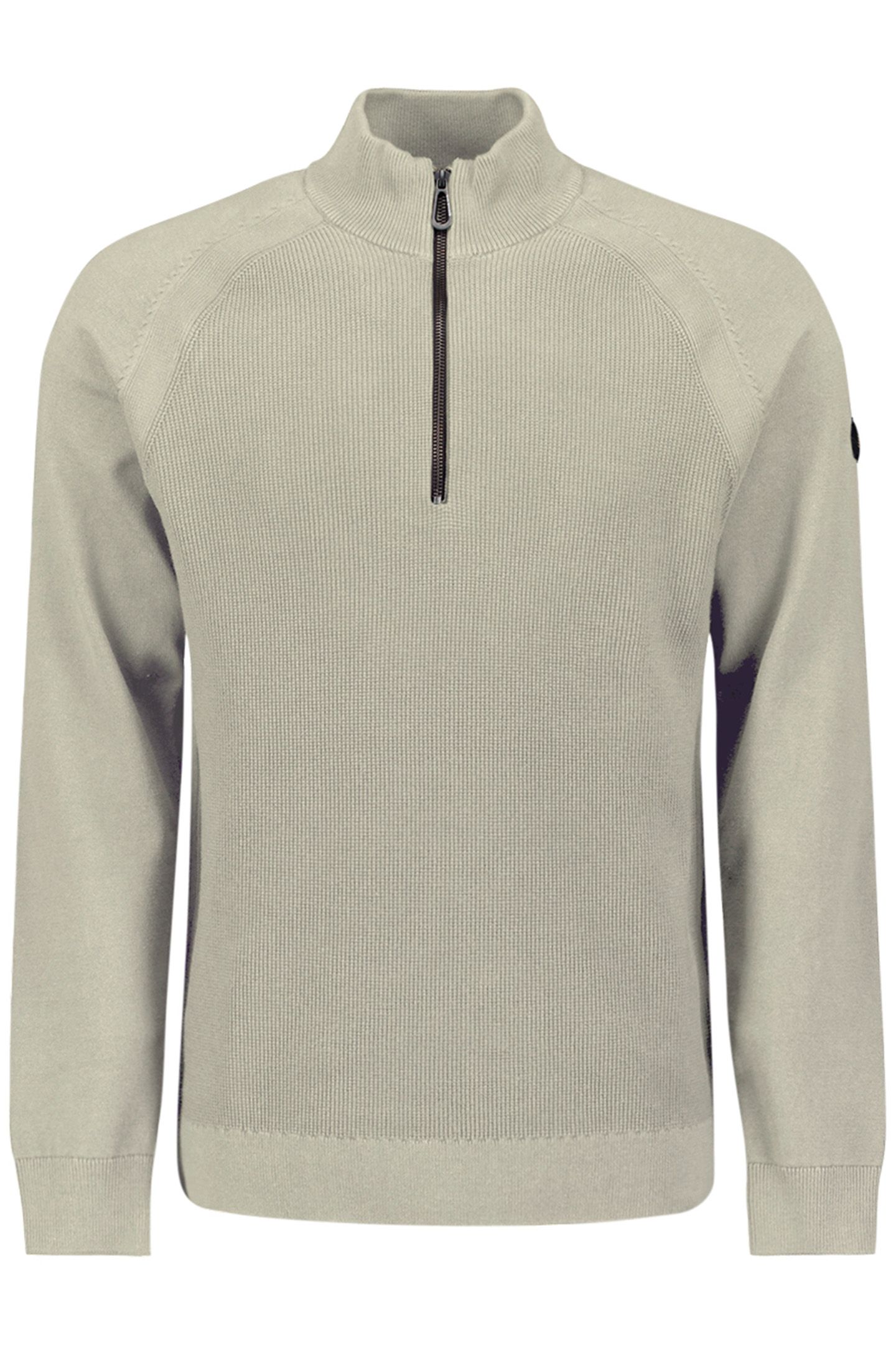 PULLOVER HALF ZIPPER SOLID KNIT KIT 1