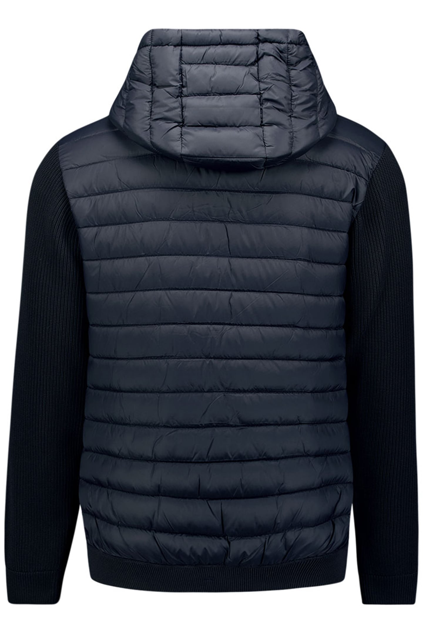 JACKET HOODED PADDED MIX WITH KNIT NIGHT 2