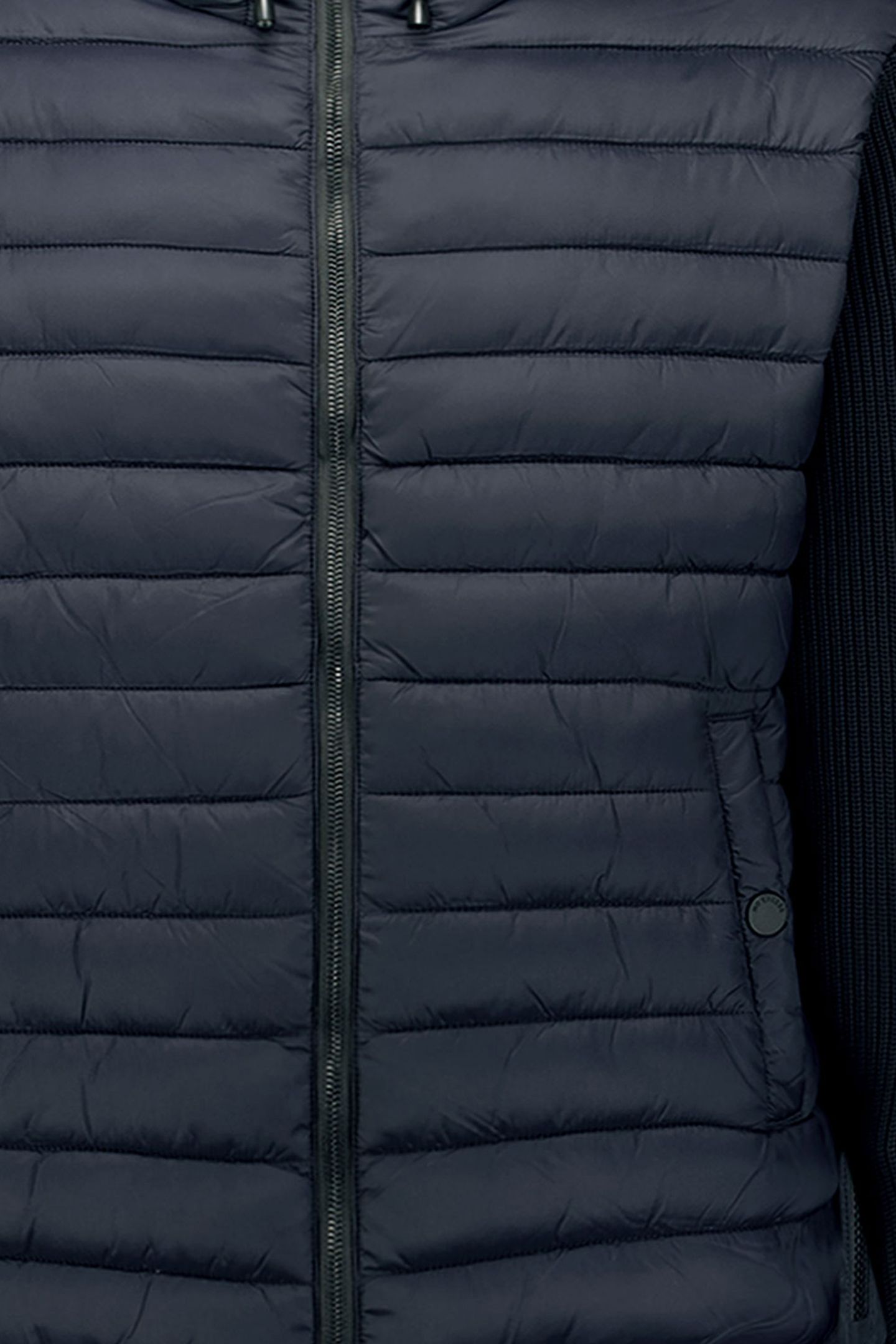 JACKET HOODED PADDED MIX WITH KNIT NIGHT 3