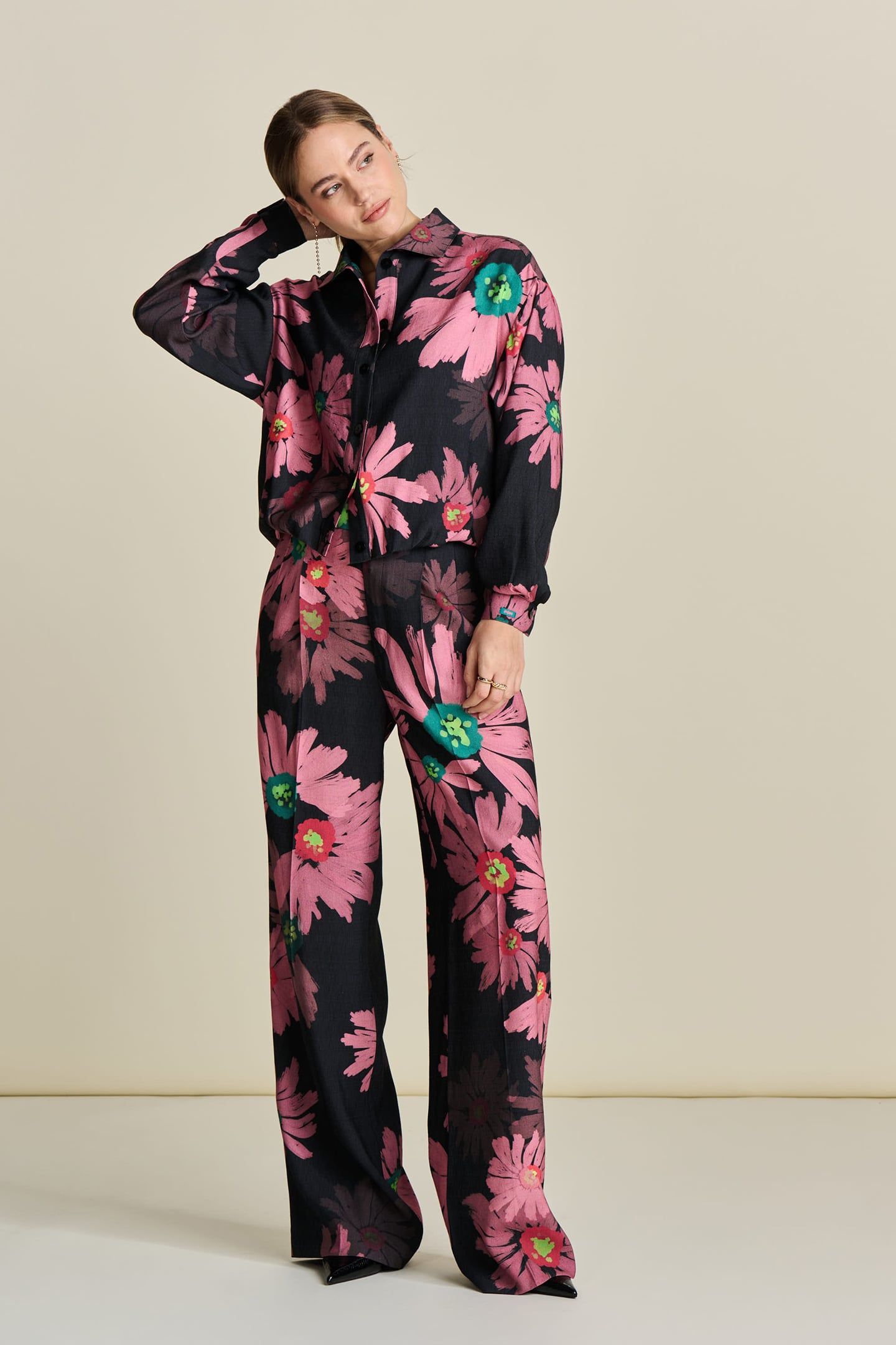 PANTS - BIG BLOOMING PINK 6