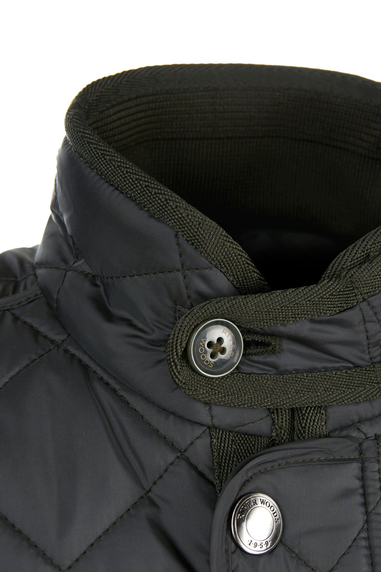 BASIC DIAMOND QUILTED JKT GREEN 2