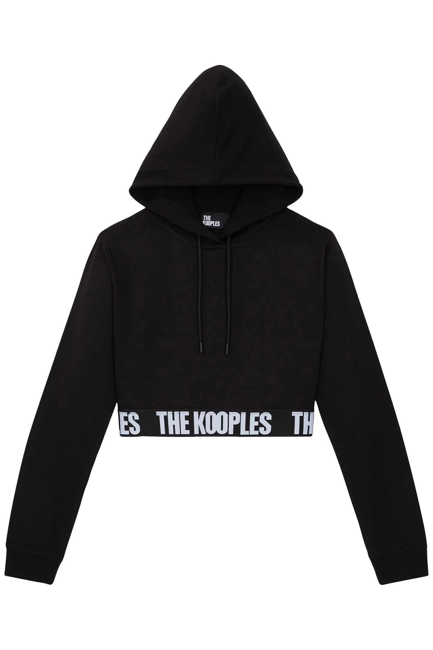 LOGO BAND HOODIE BLACK 1