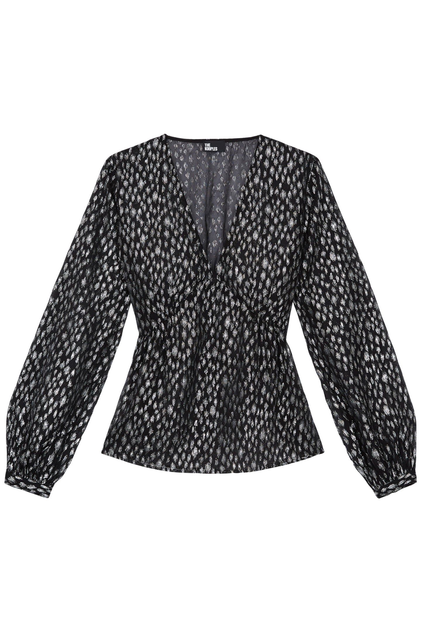LEOPARD LUREX TOP ANTIC SILVER 1